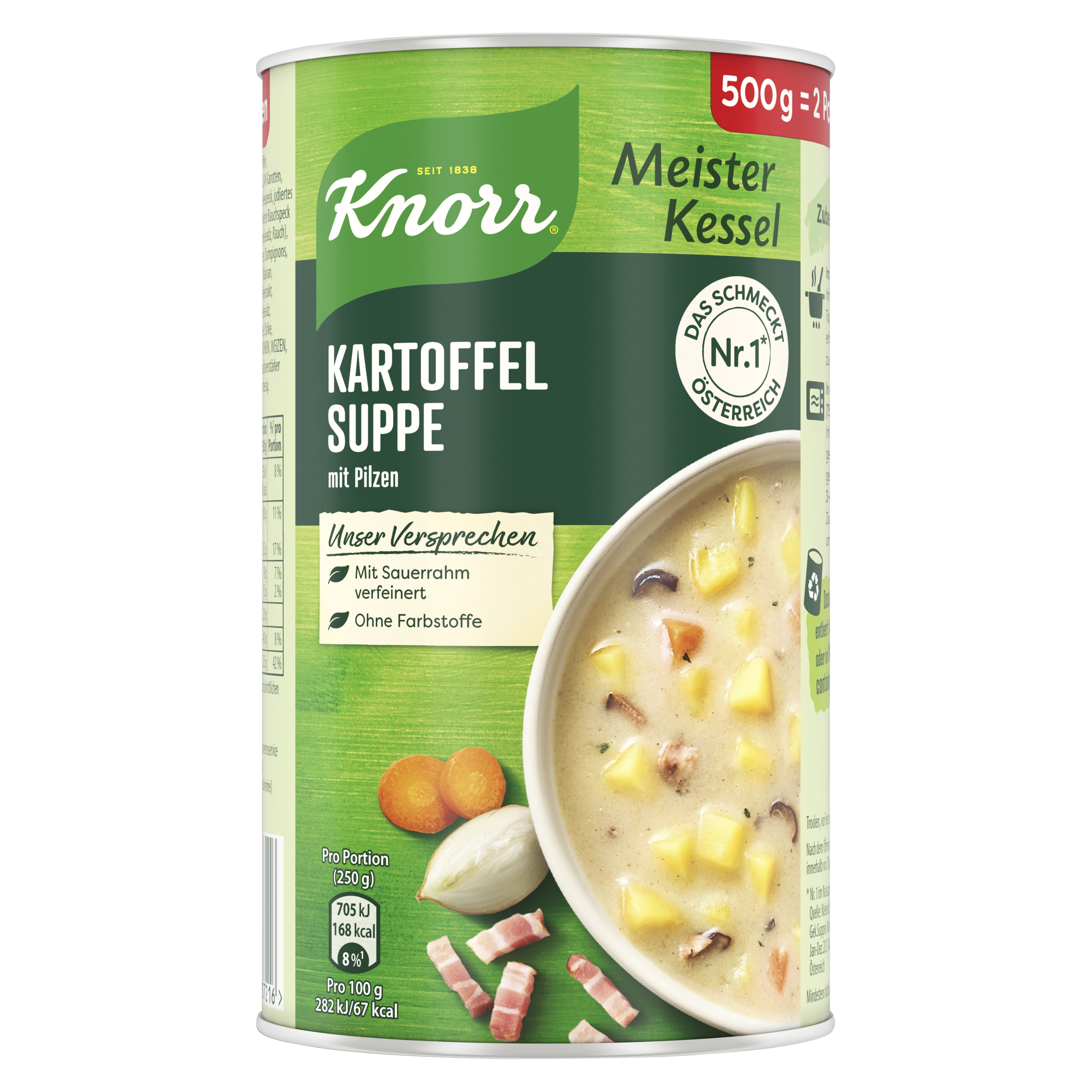 Knorr Meisterkessel Kartoffel Suppe 2 Teller
