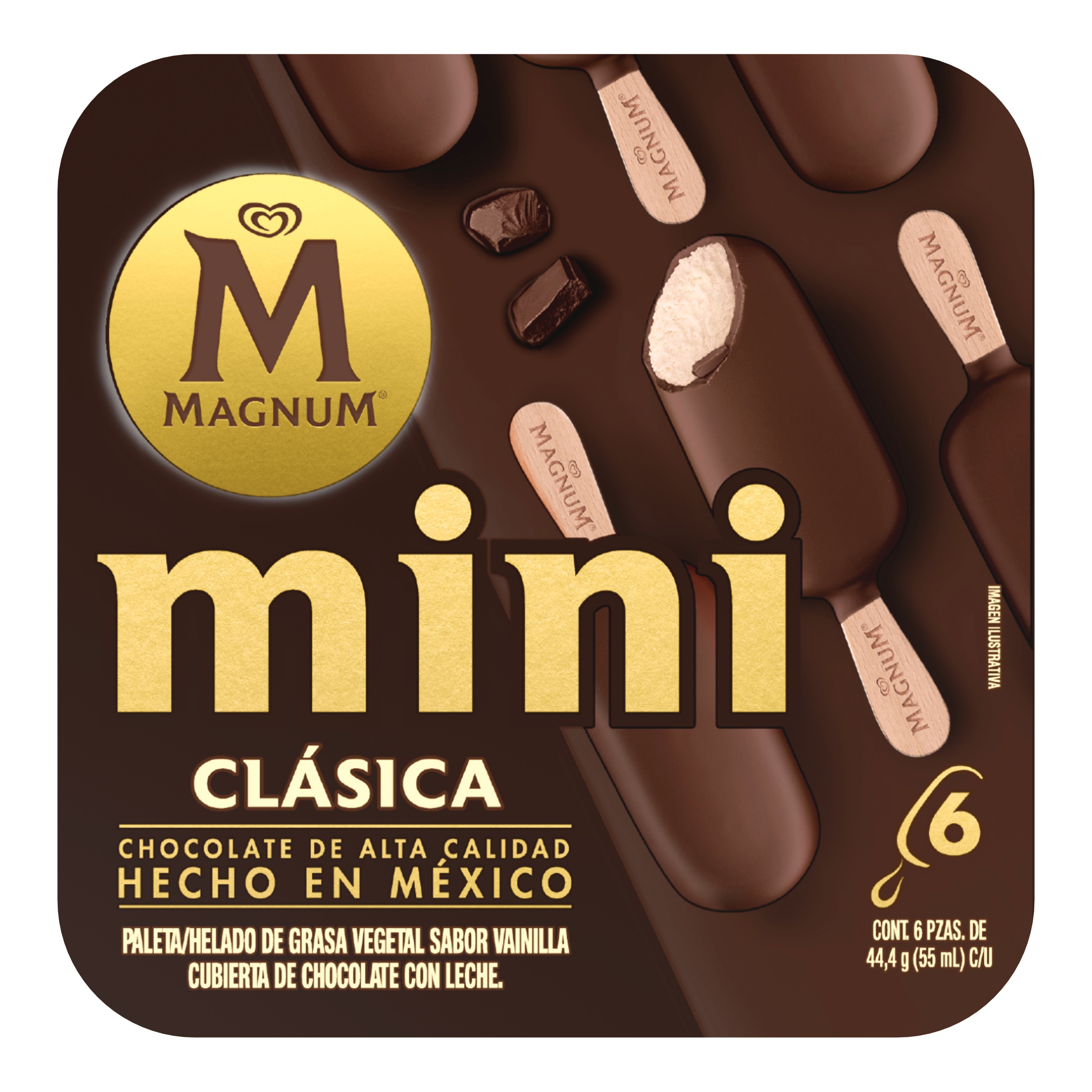 Magnum Mini Almendras x 6
