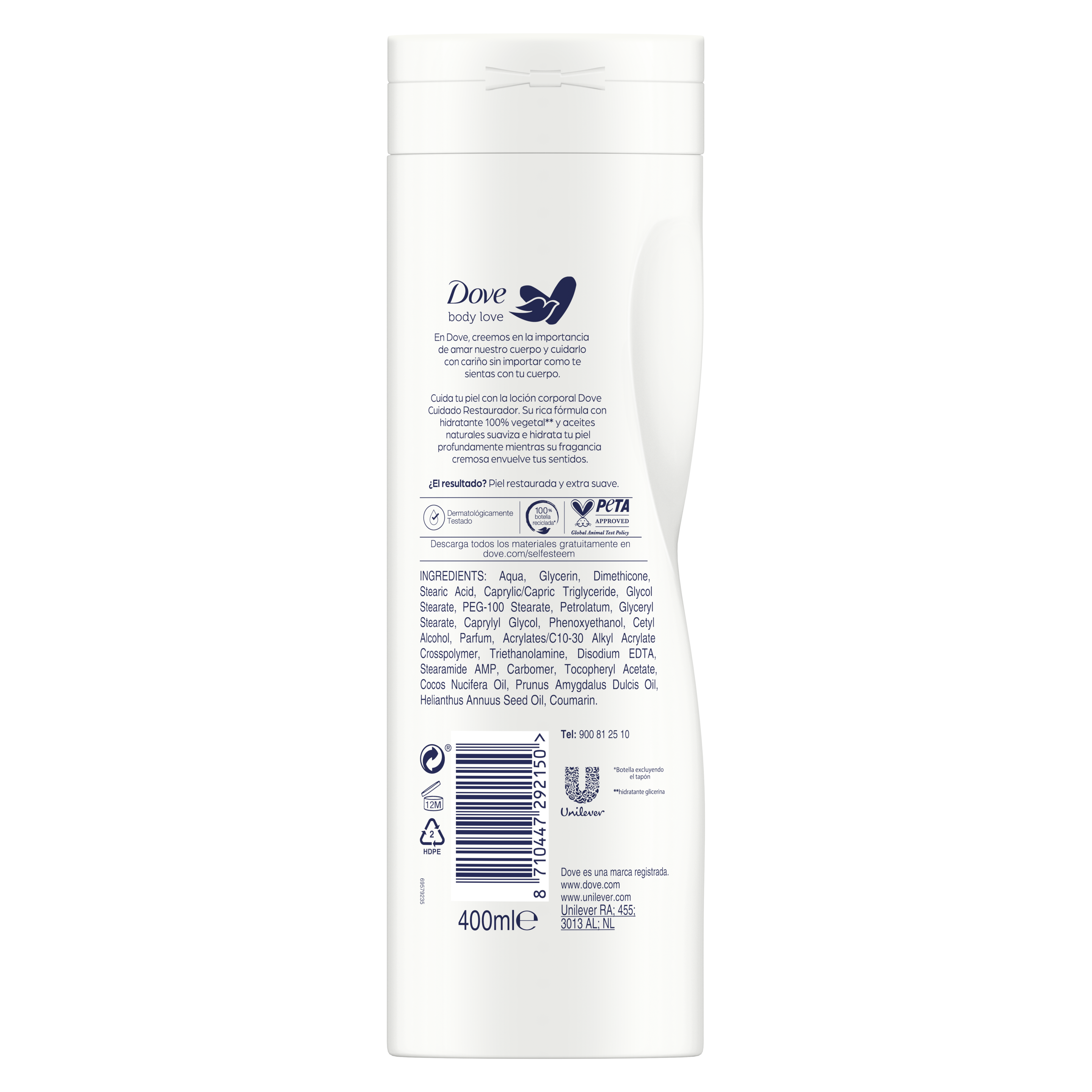 Dove Loción Coco Ritual Restaurador 400ml