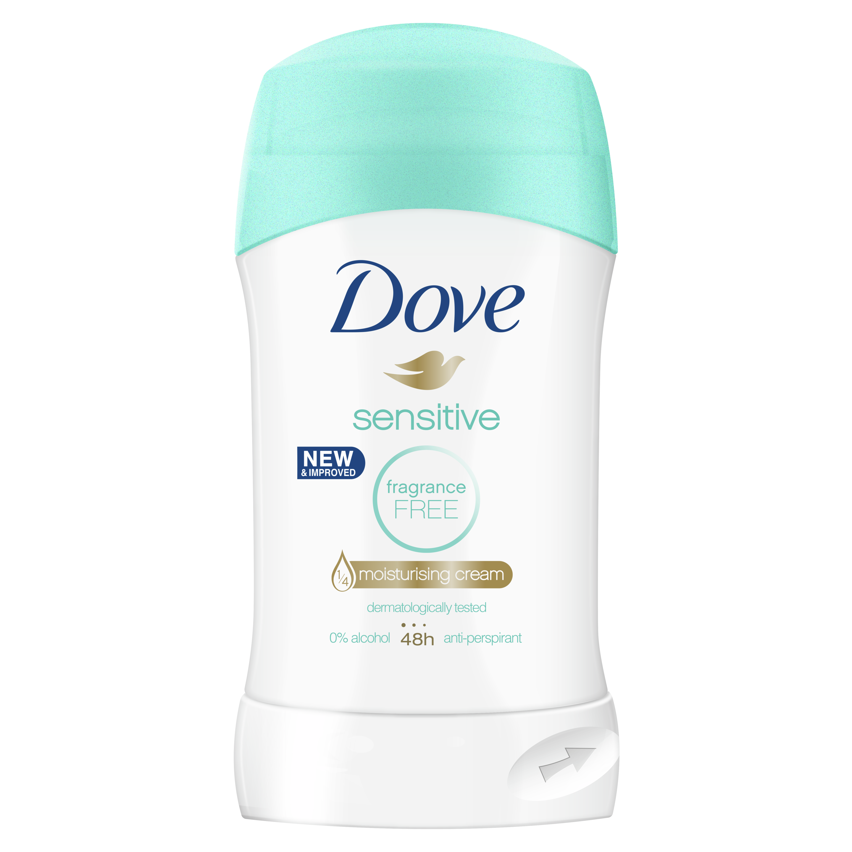 Dove Sensitive Antiperspirant Stick 40g
