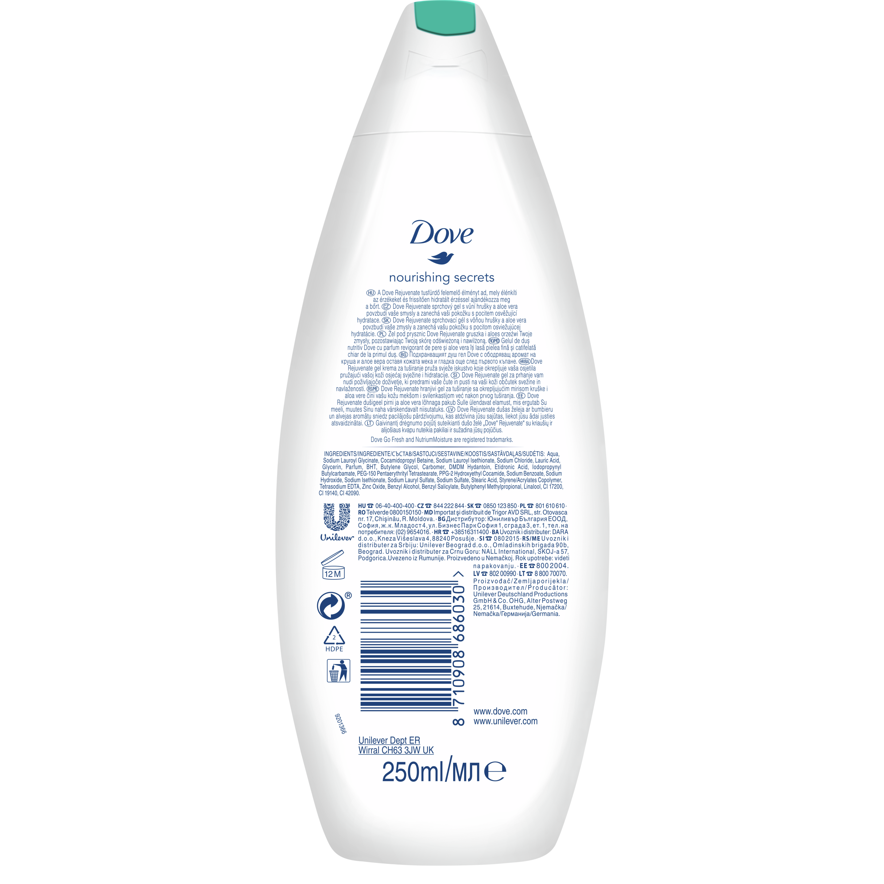 подхранващ душ гел Rejuvenate
