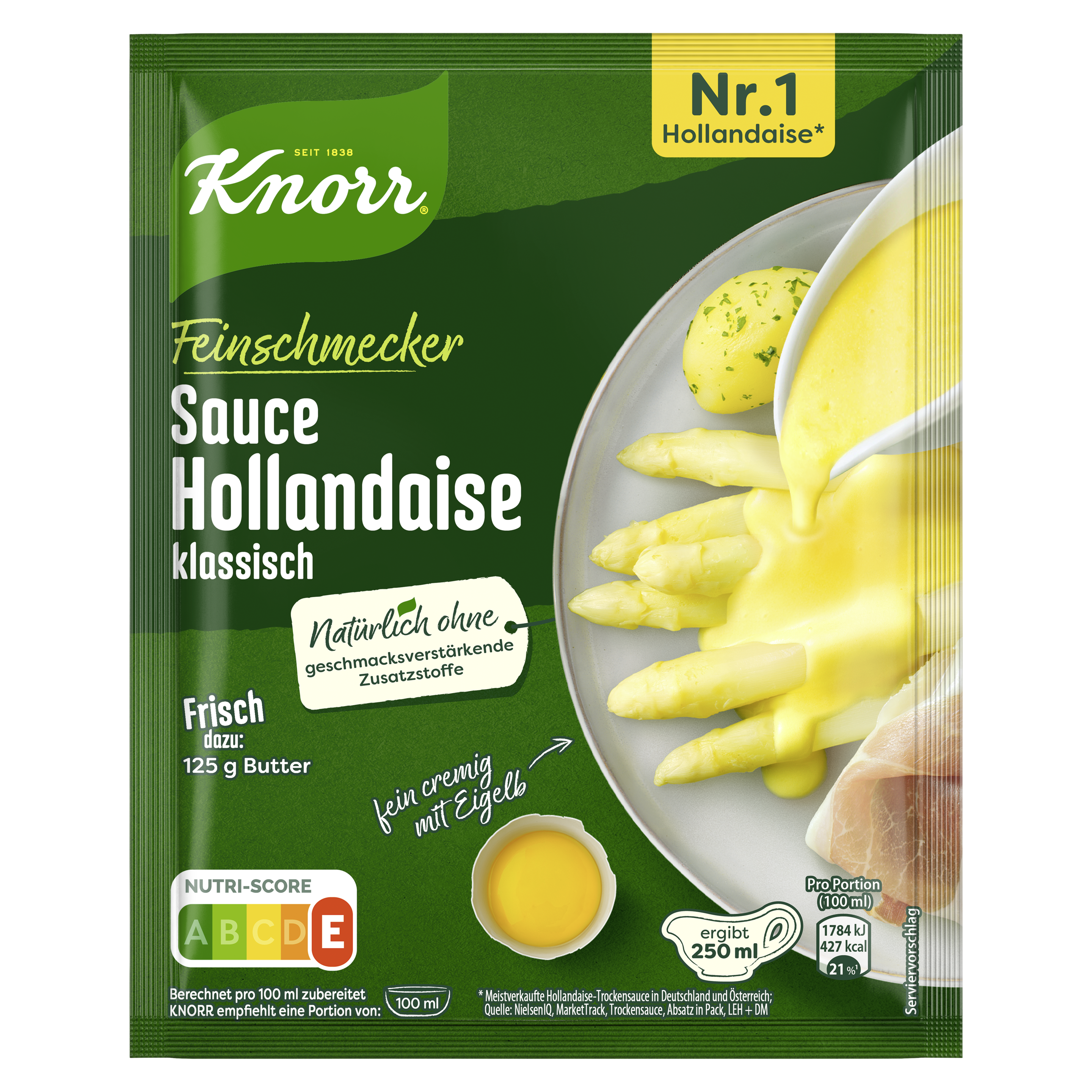 Knorr Feinschmecker Sauce Hollandaise klassisch ergibt 250 ml