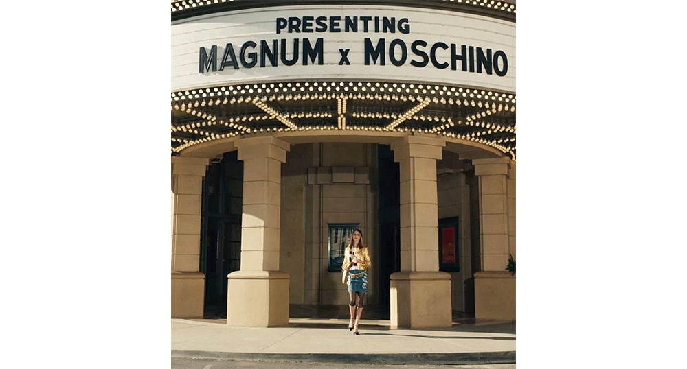 Magnum X Moschino Text