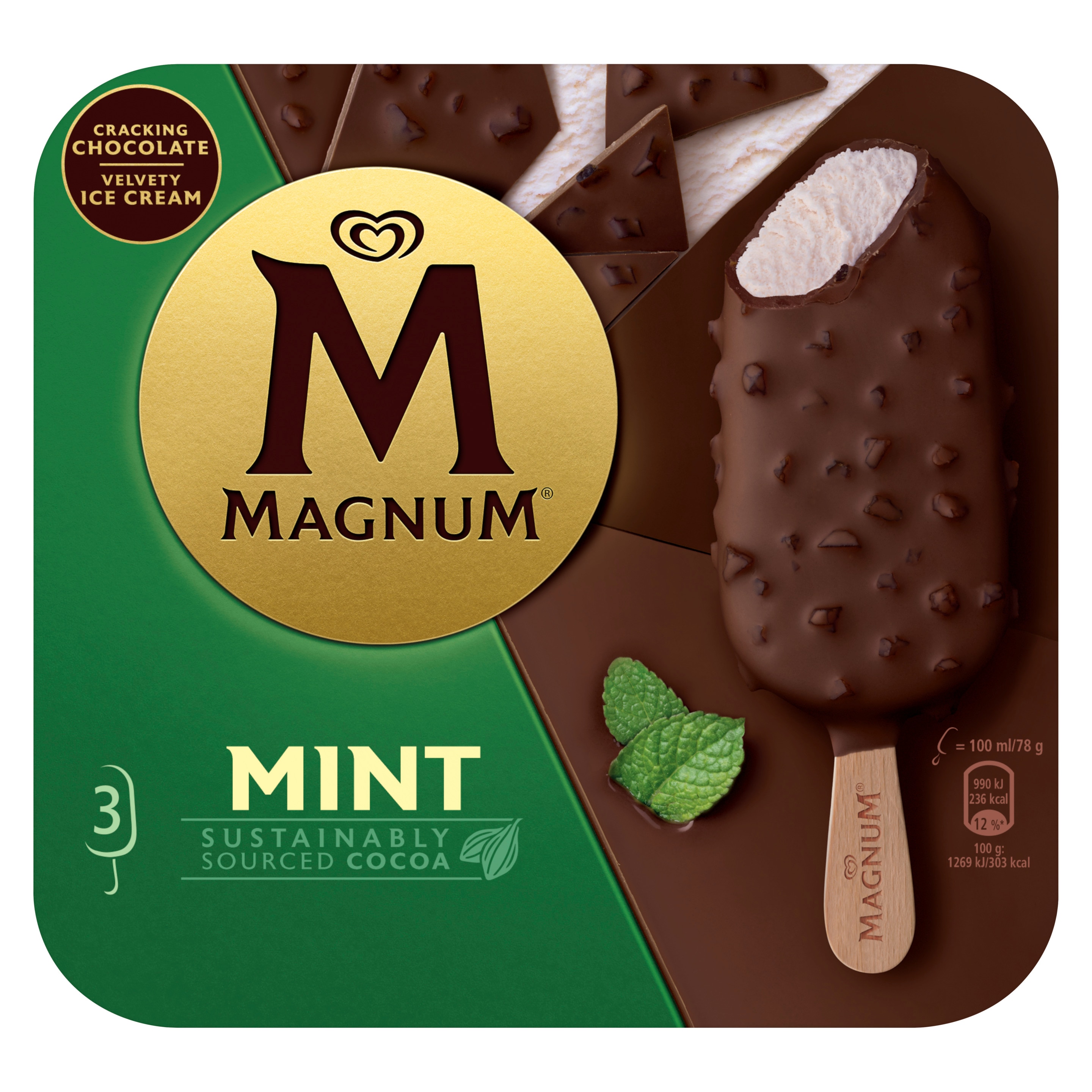 Magnum mint packaging