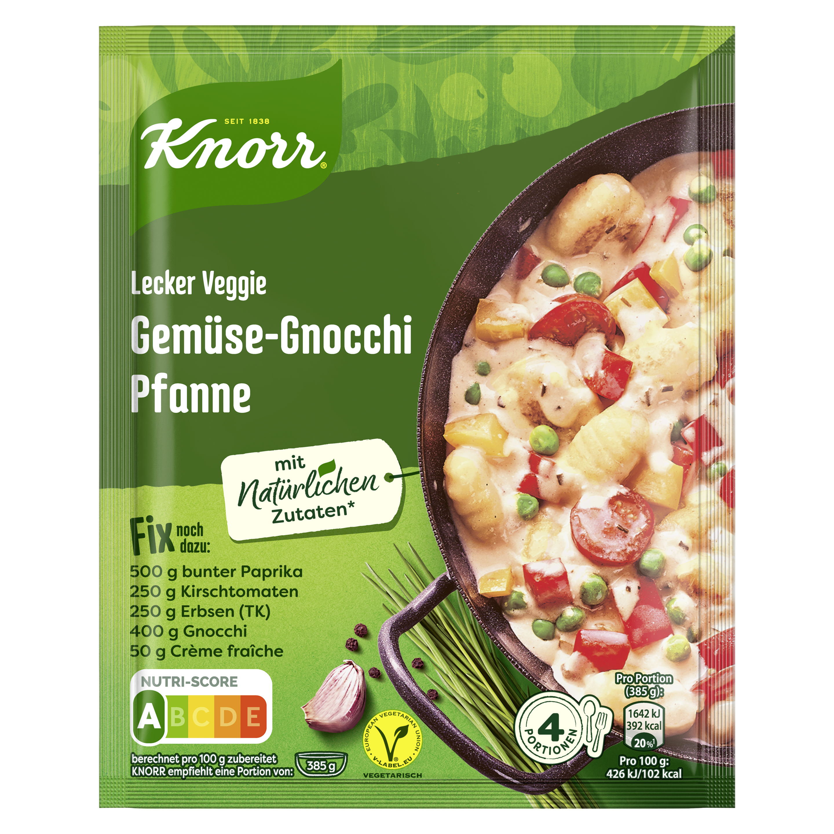 Knorr Familien-Fix Gemüse-Gnocchi Pfanne 28 g