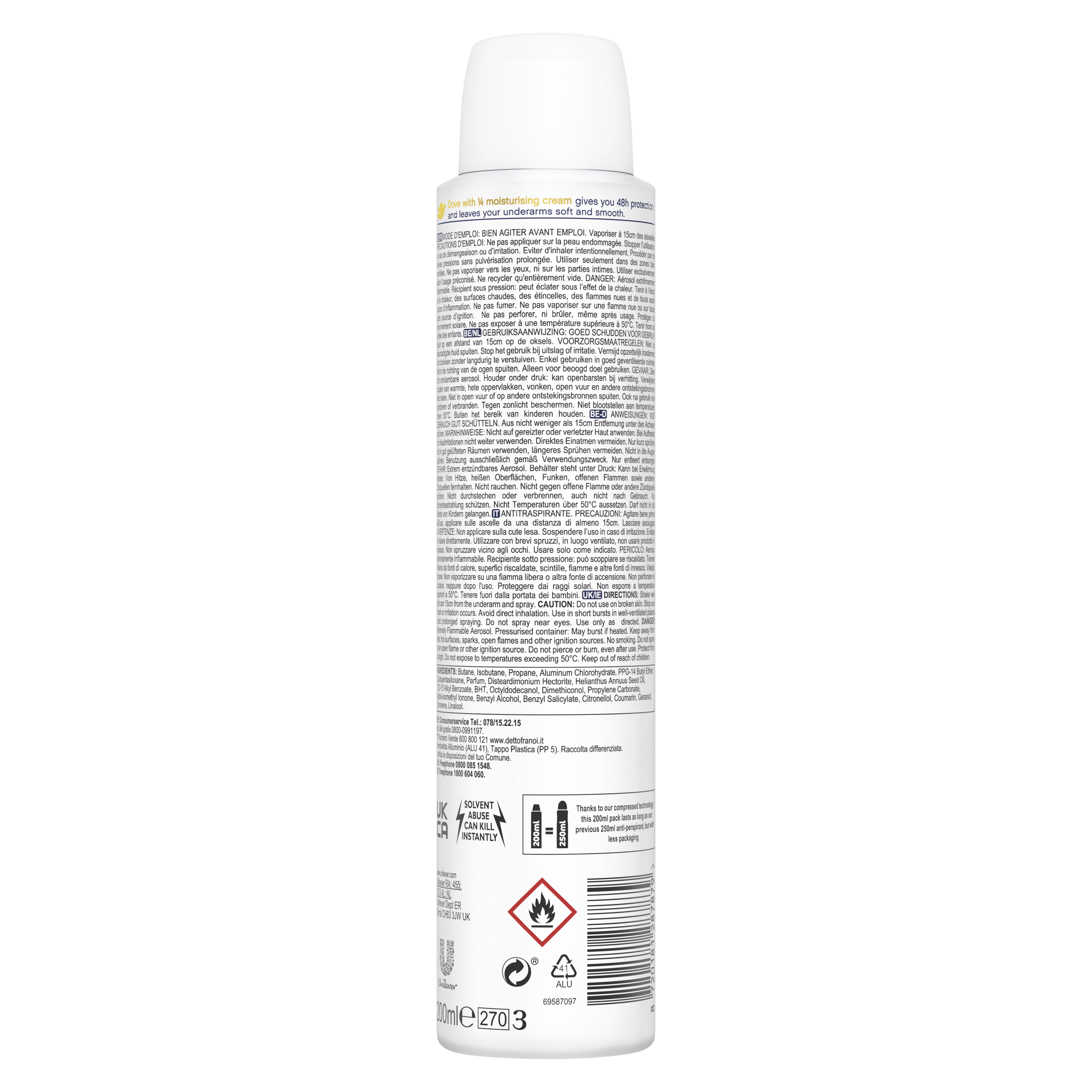 Powder Soft Antiperspirant Deodorant Spray