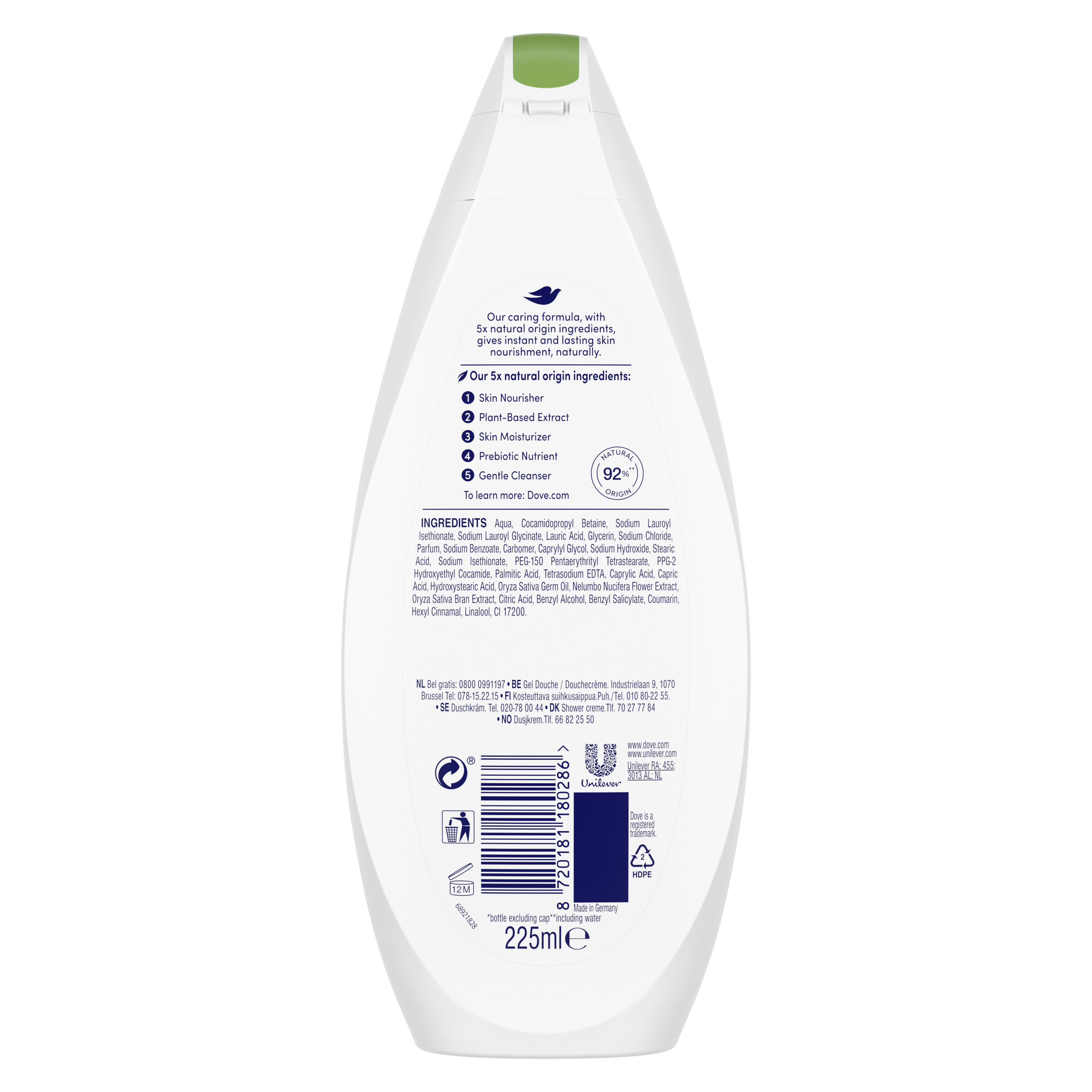 Dove Care By Nature Glowing Ritual Suihkusaippua