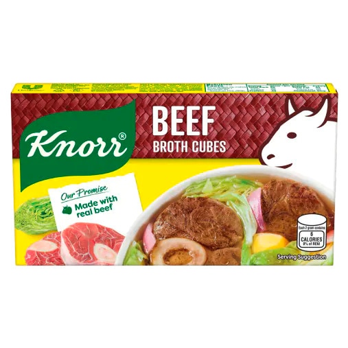 A pack of Knorr Beef Cube