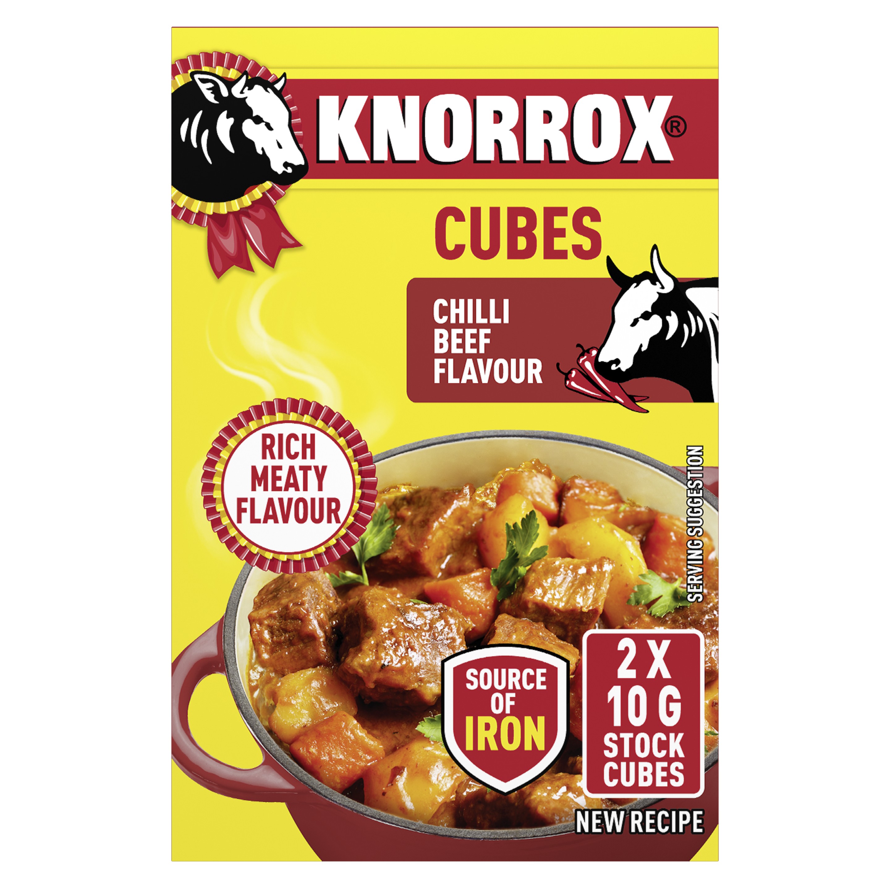 Knorrox Chilli Beef Stock Cubes