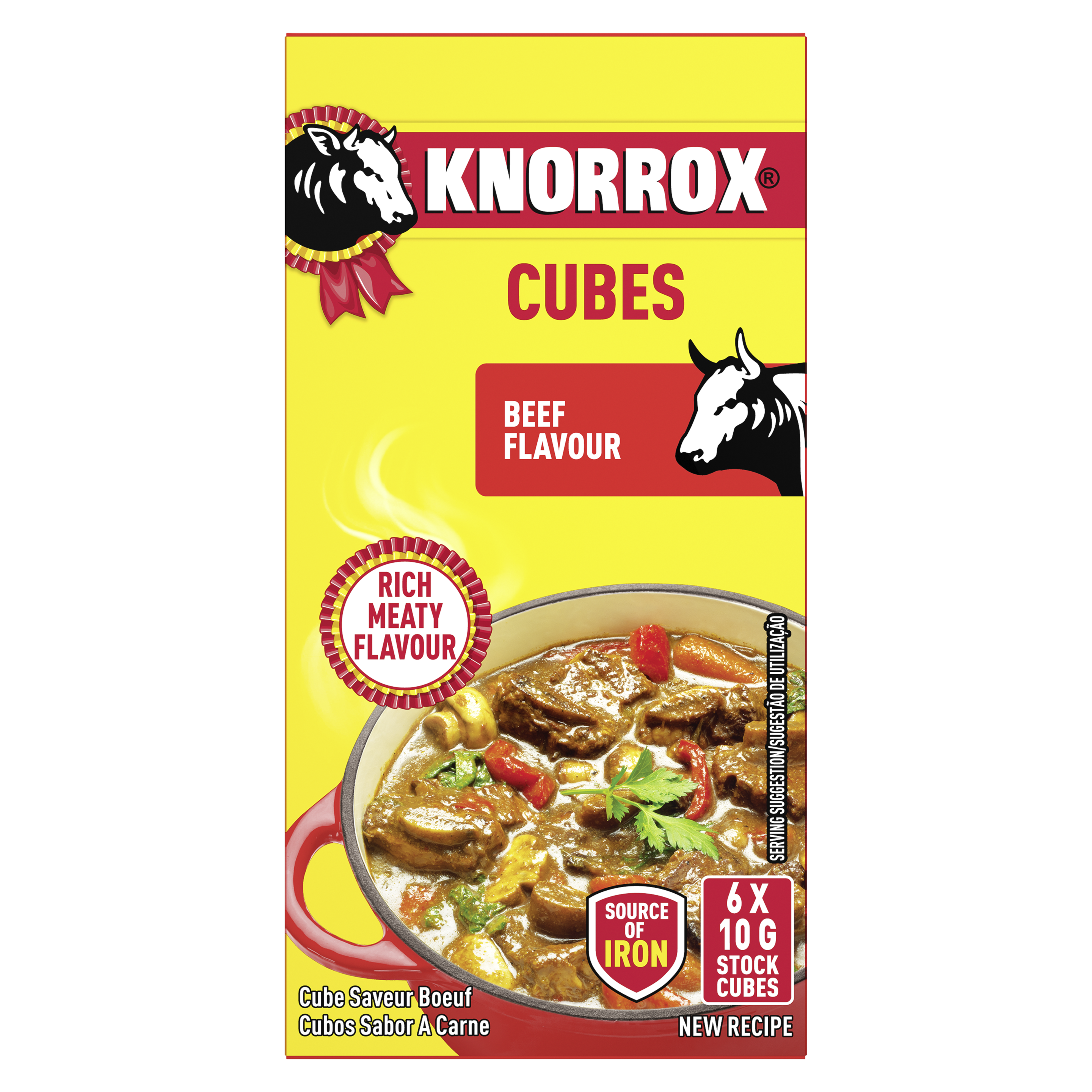 Knorrox Beef Stock Cubes x6