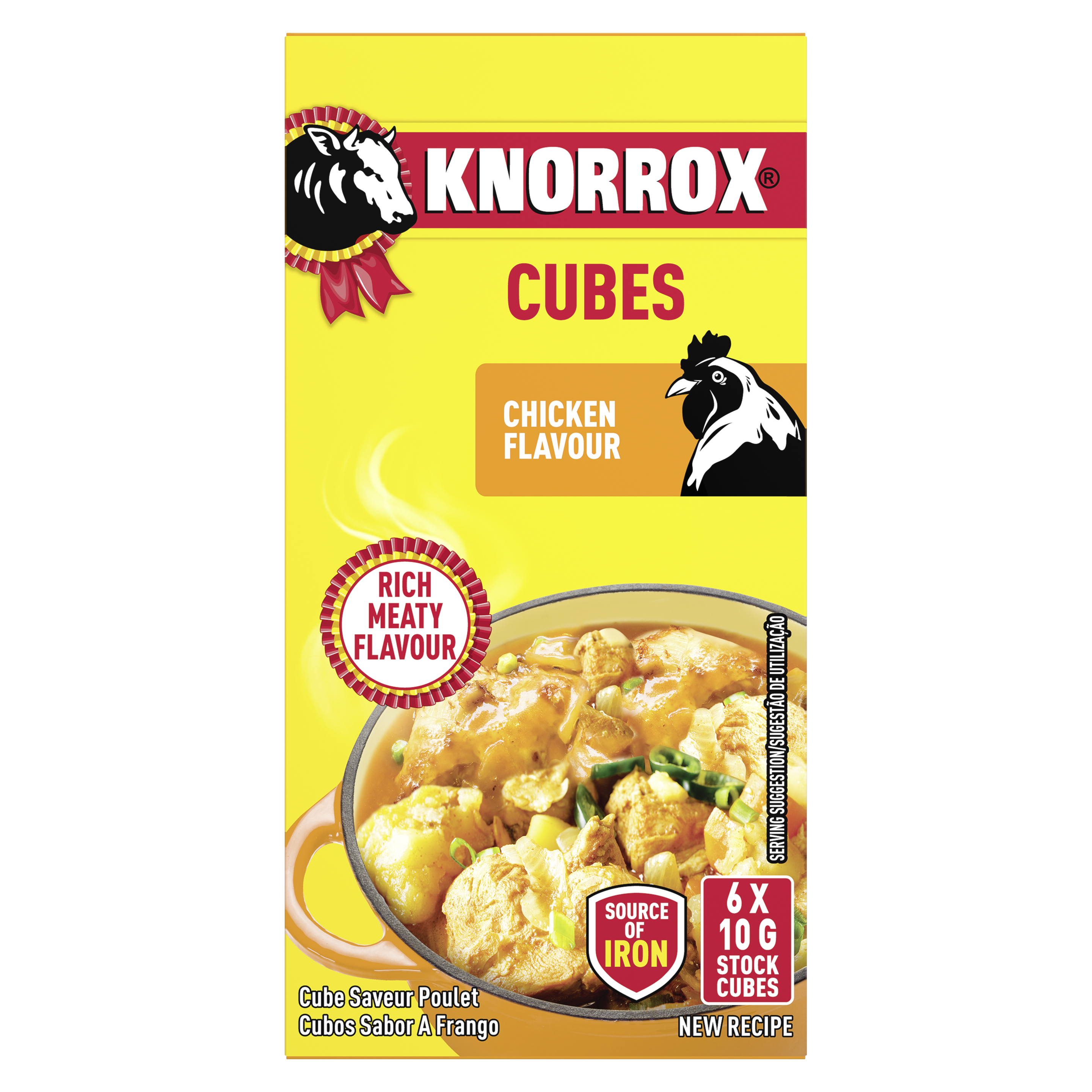 Knorrox Chicken Stock Cubes x6