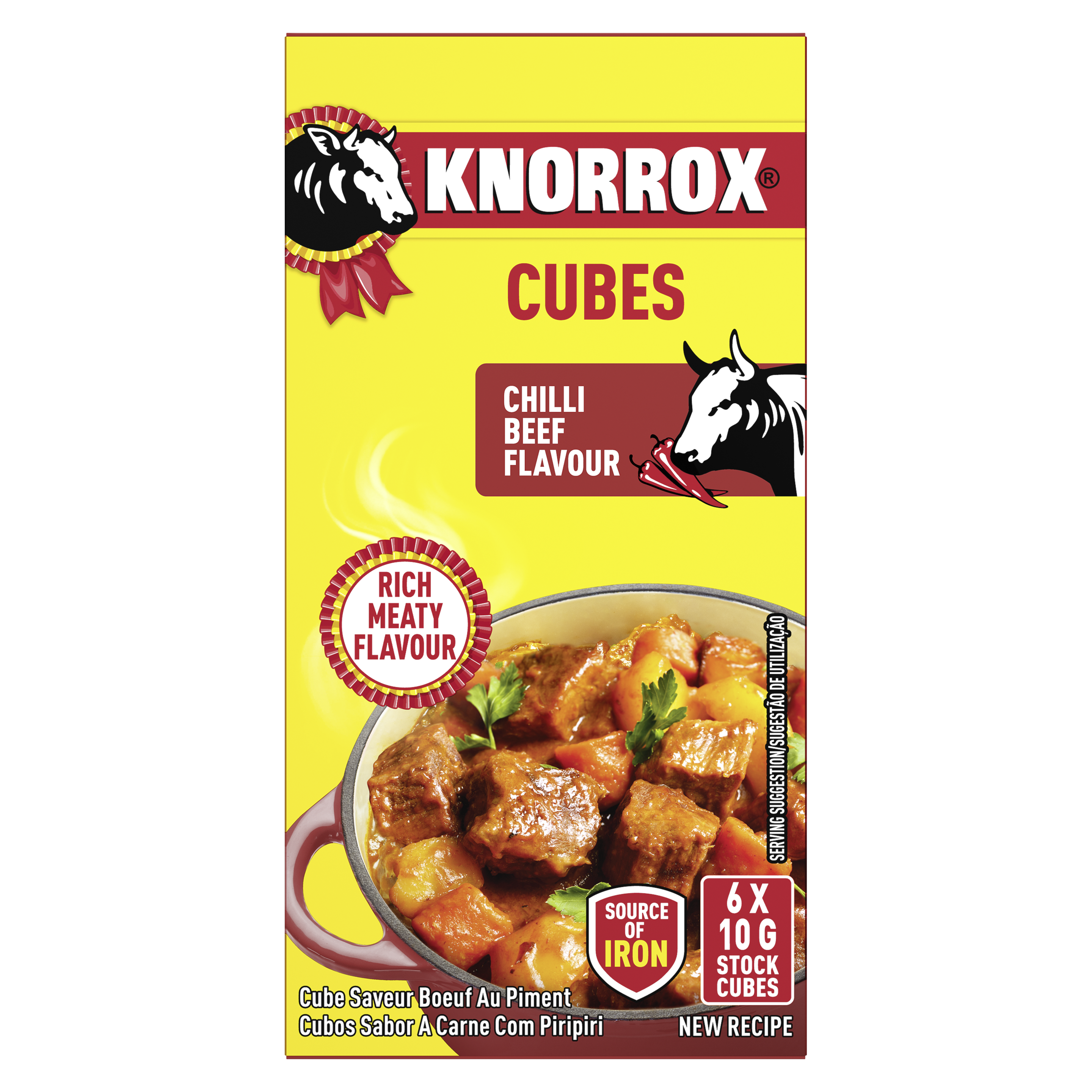 Knorrox Chilli Beef Stock Cubes