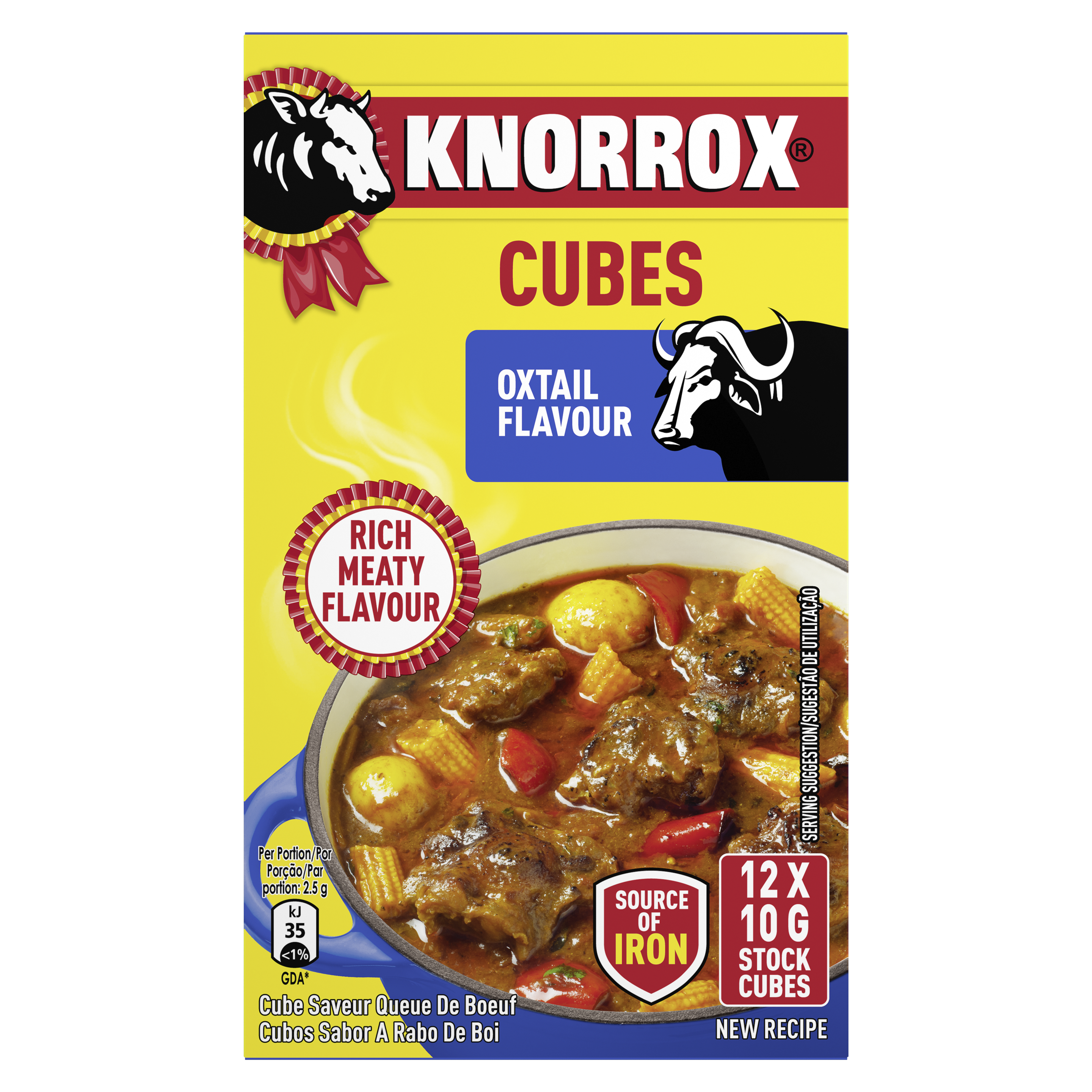 Knorrox Oxtail Stock Cubes 12