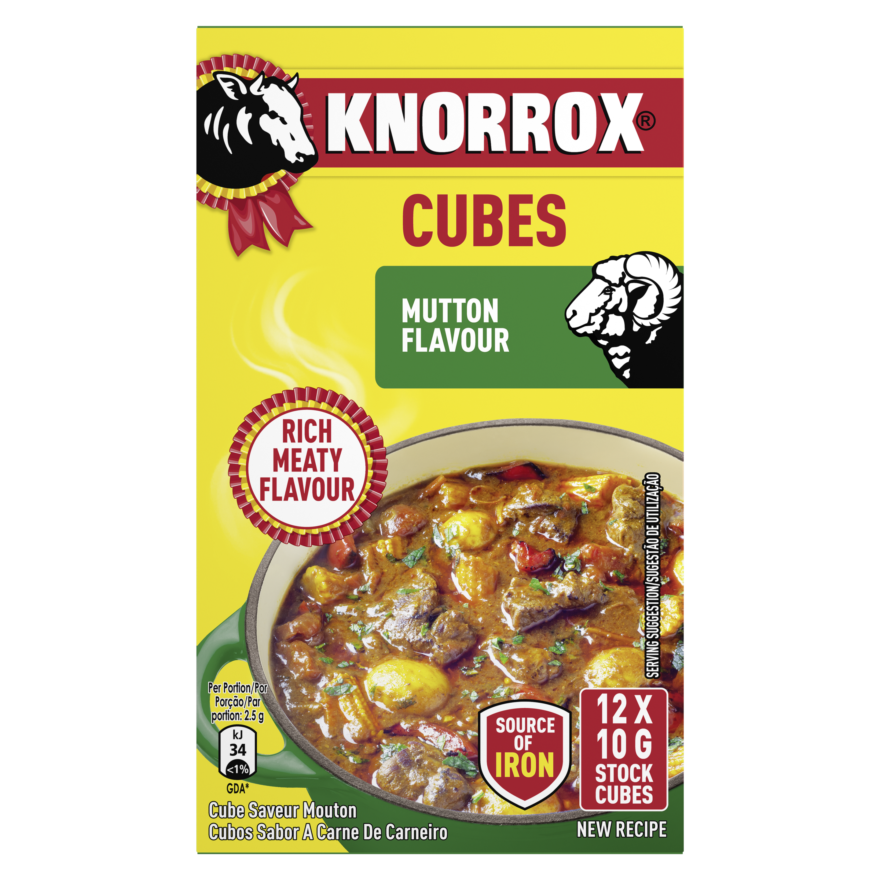 Knorrox Mutton Stock Cubes x12