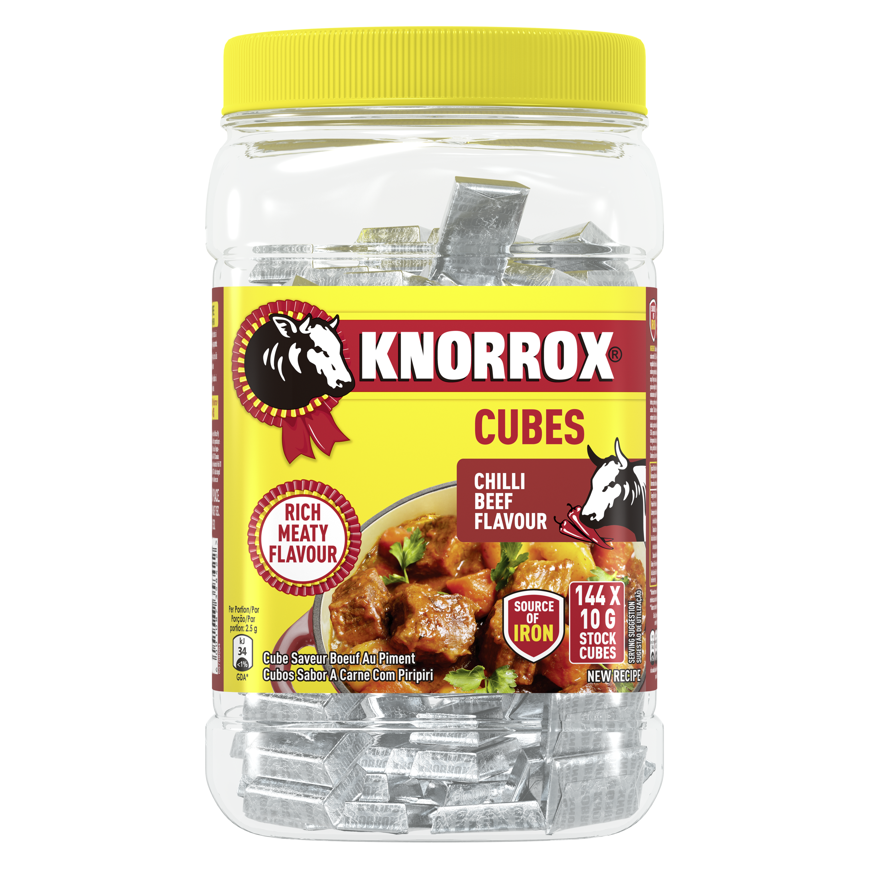Knorrox Chilli Beef Stock Cubes