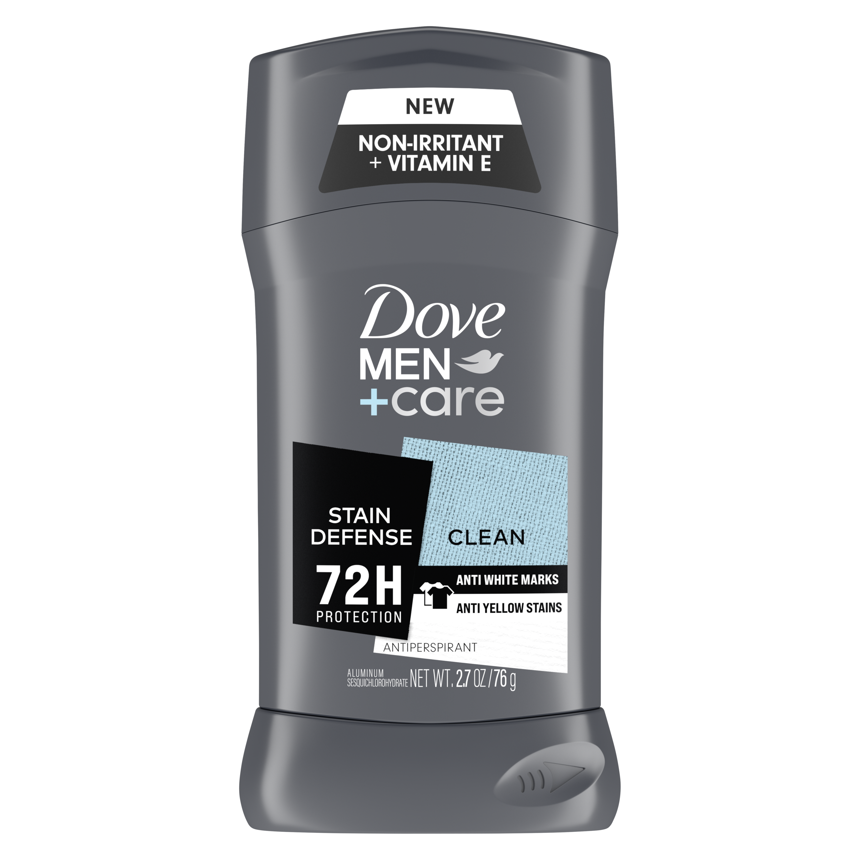 Dove Men+Care Stain Defense Clean Antiperspirant Deodorant Stick 2.7 oz