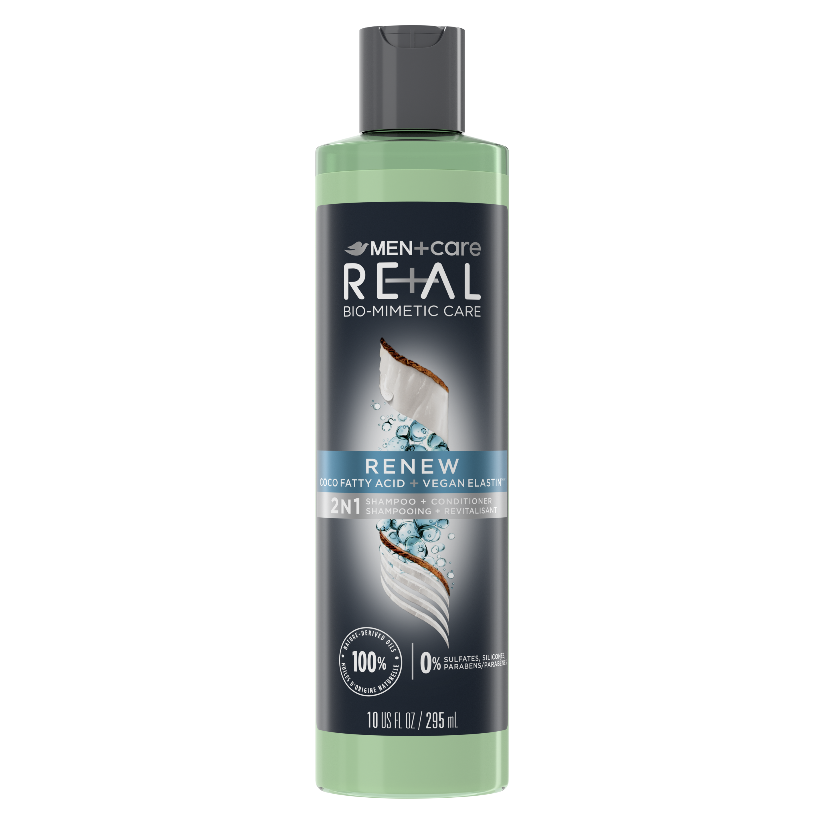 Dove Men+Care RE+AL Bio-Mimetic Renew 2-in-1 Shampoo + Conditioner