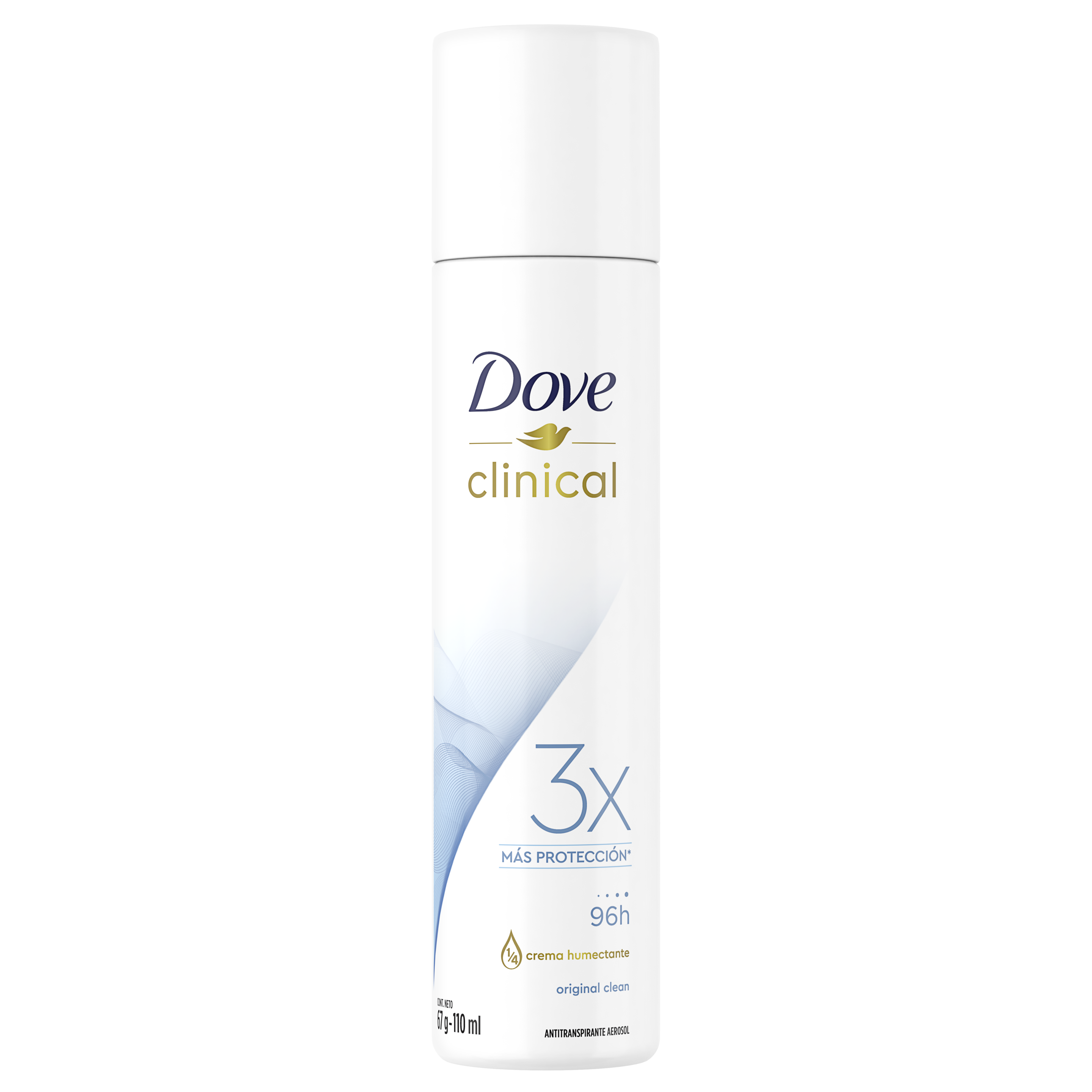 Desodorante Dove Clinical Aerosol 96 horas 110 ml