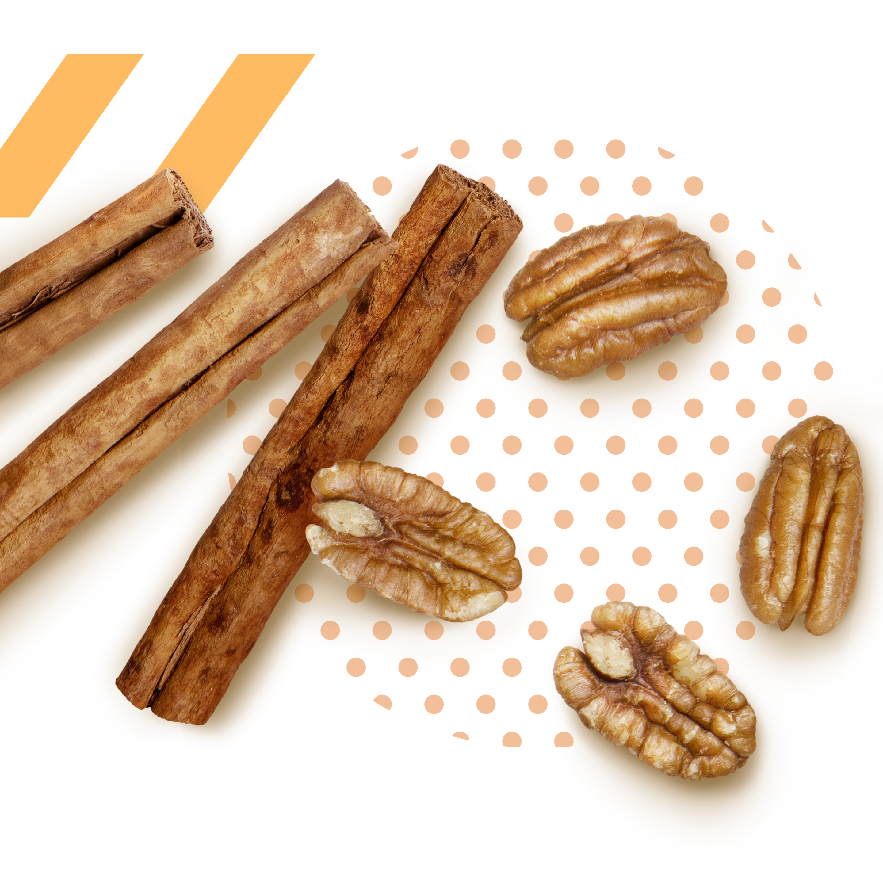 Cannella e noci pecan