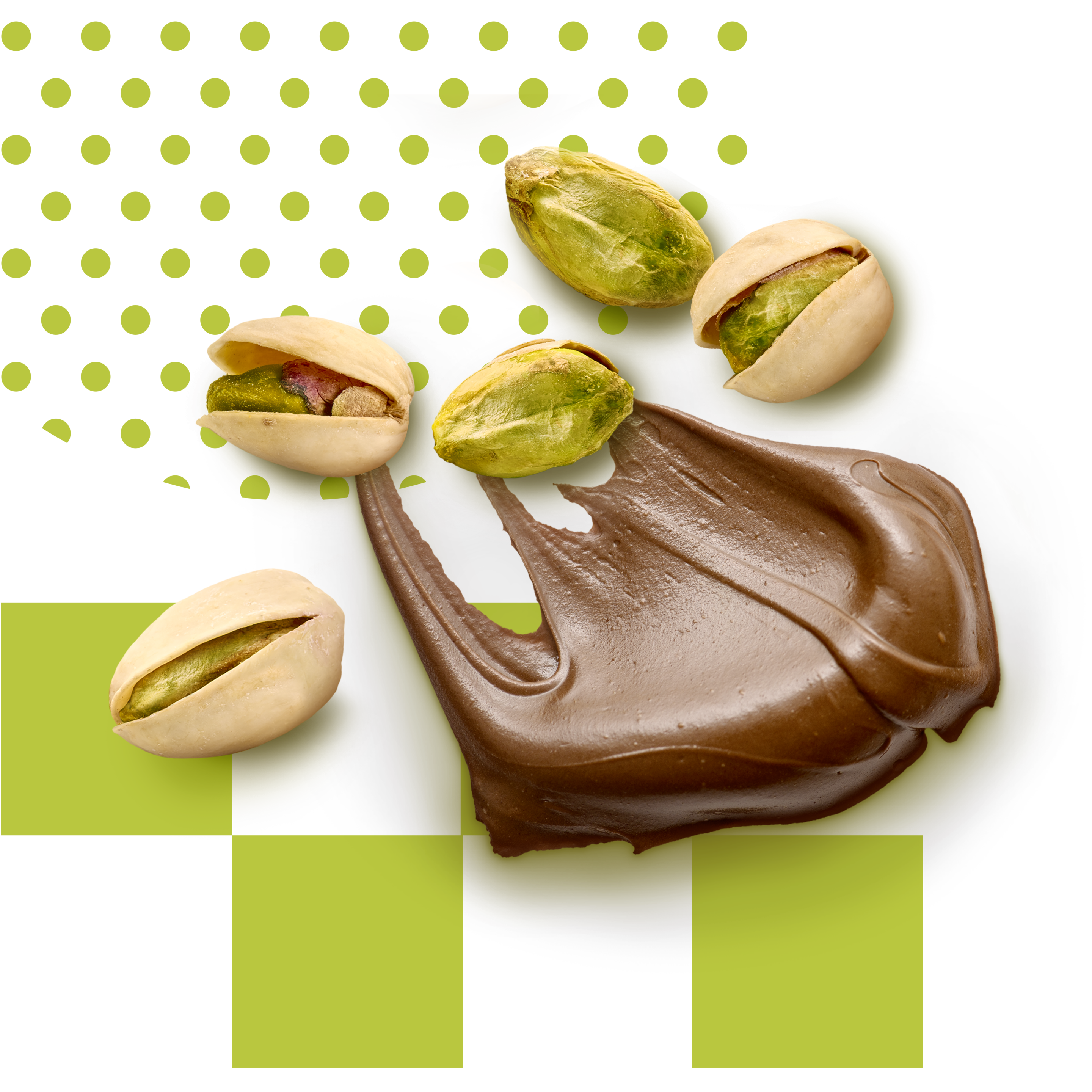 Pistacchio variegato al gianduia