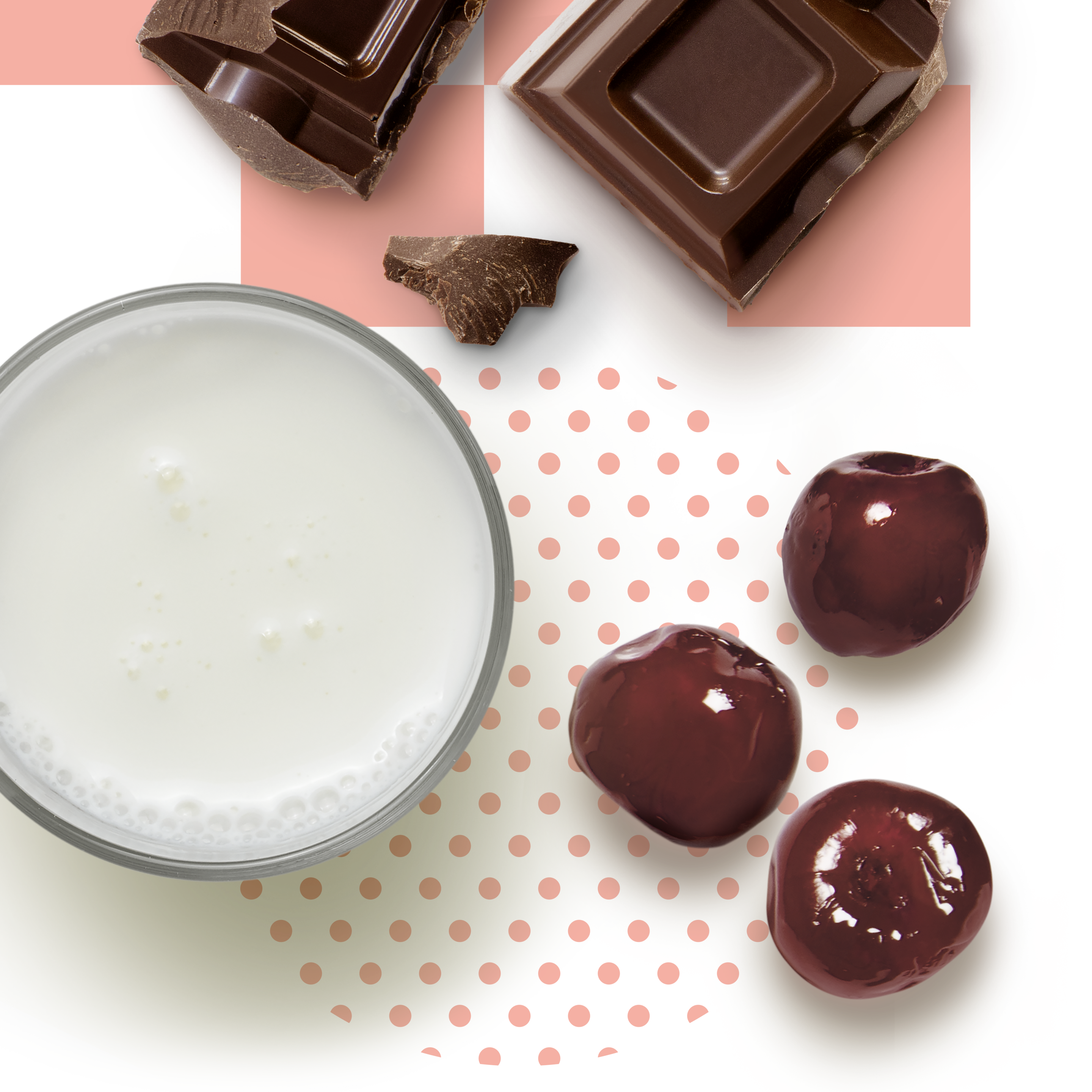Stracciatella amarena e meringhe