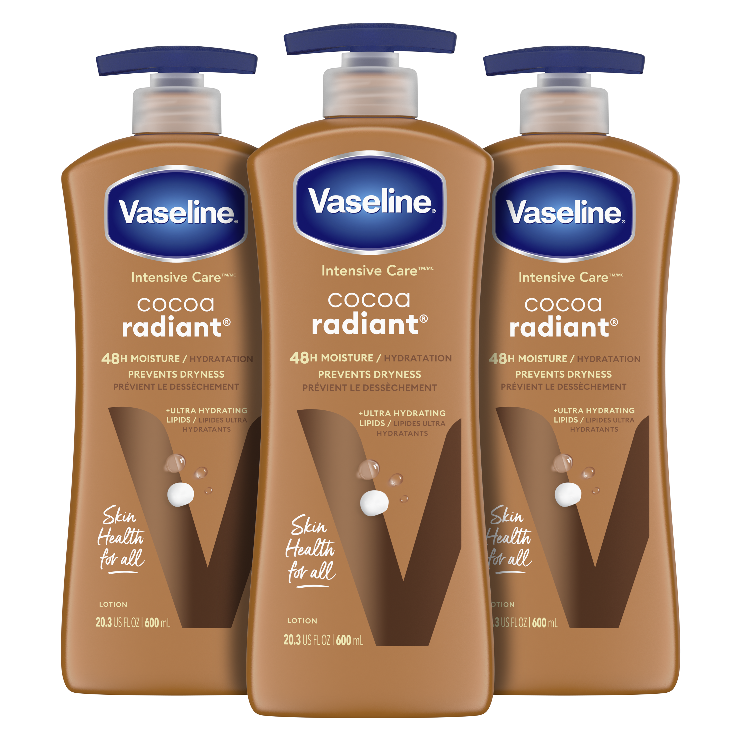 Vaseline® Intensive Care™ Cocoa Radiant Lotion front of pack