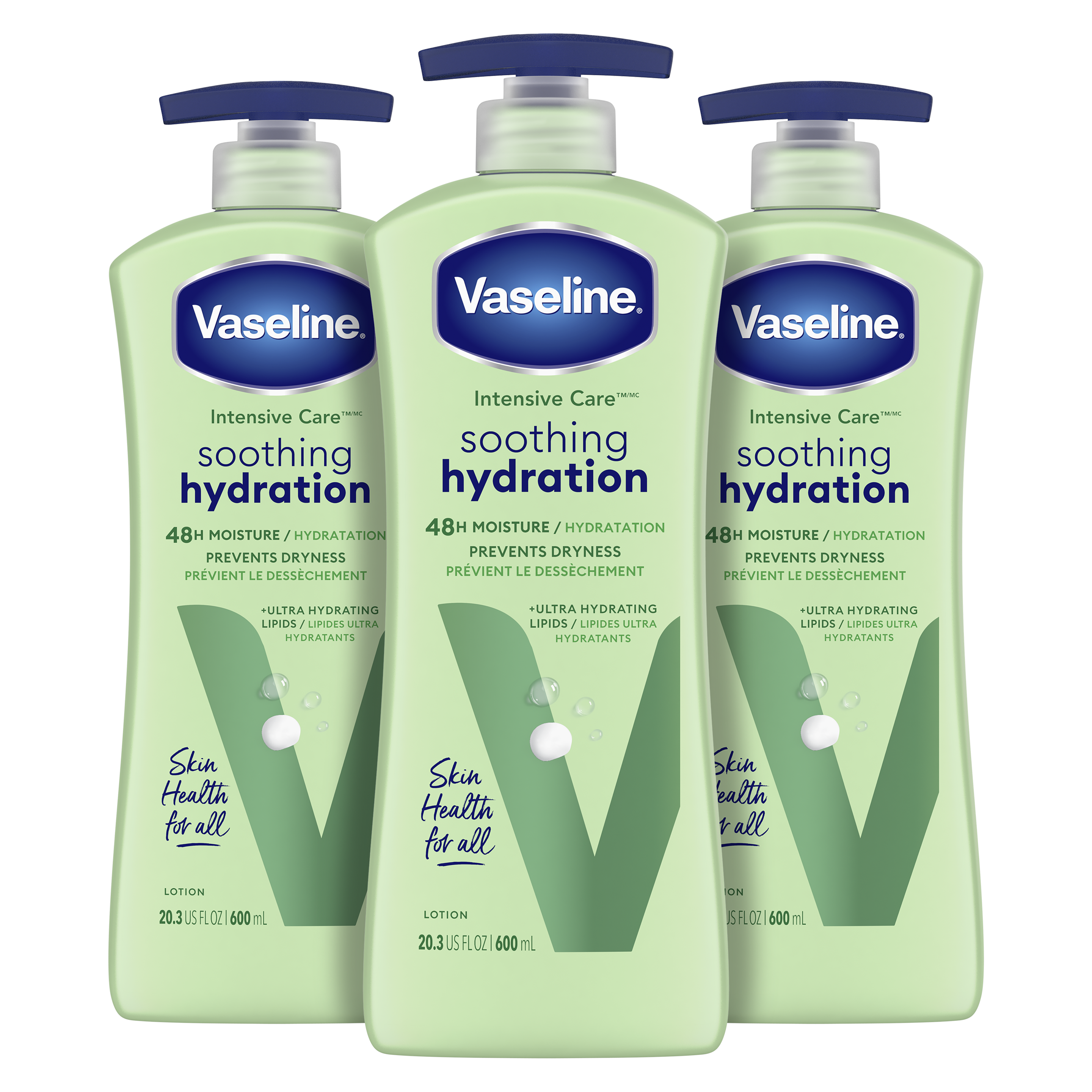 Vaseline® Intensive Care™ Soothing Hydration Lotion front of pack