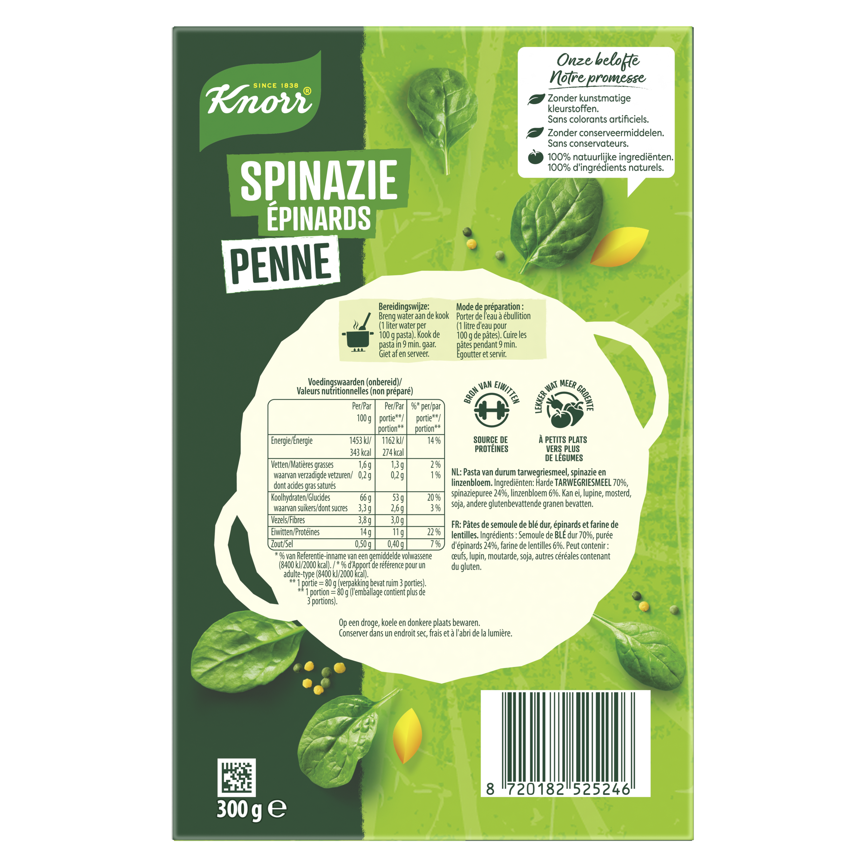 Spinazie Penne
