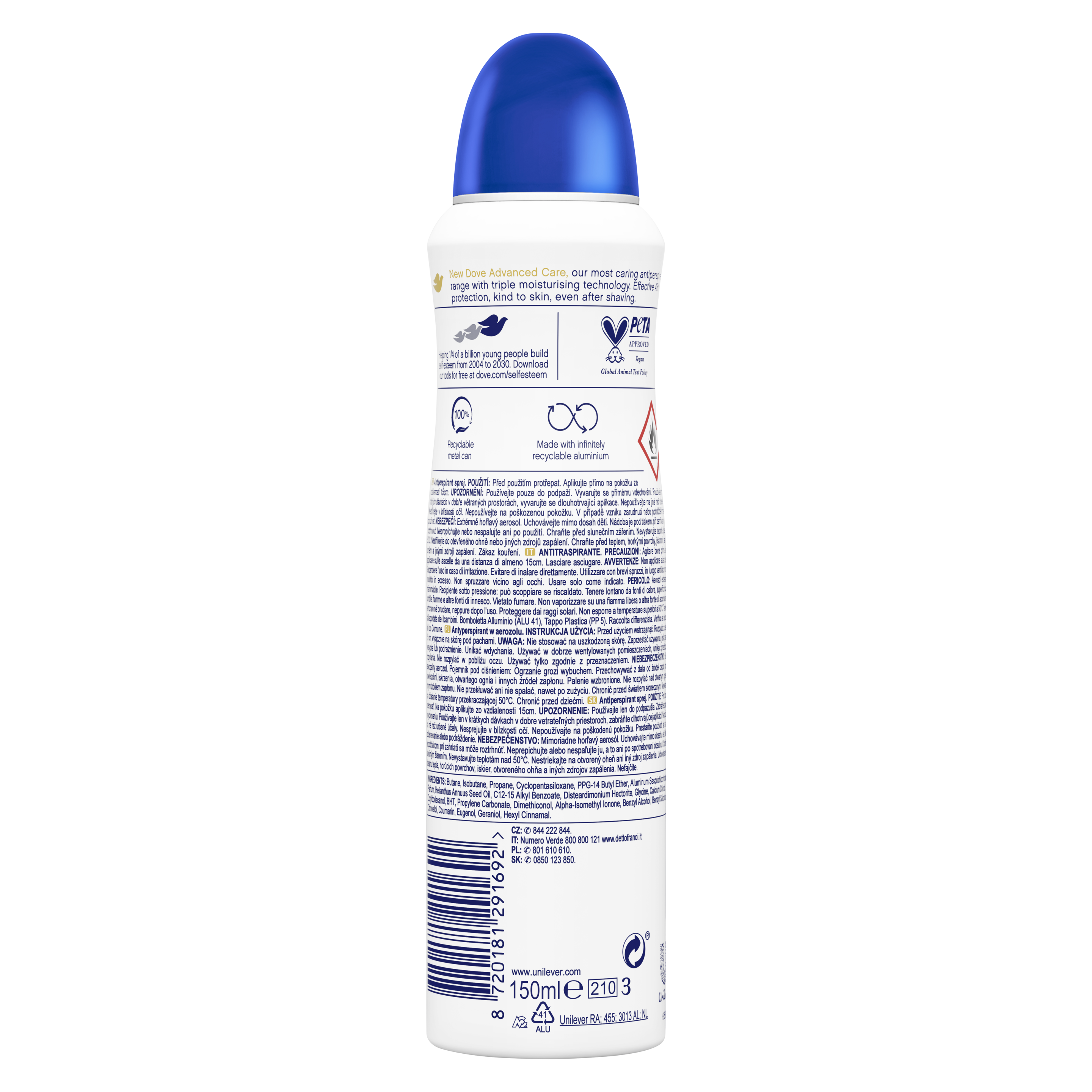 Advanced Care Original Antyperspirant w aerozolu 150ml