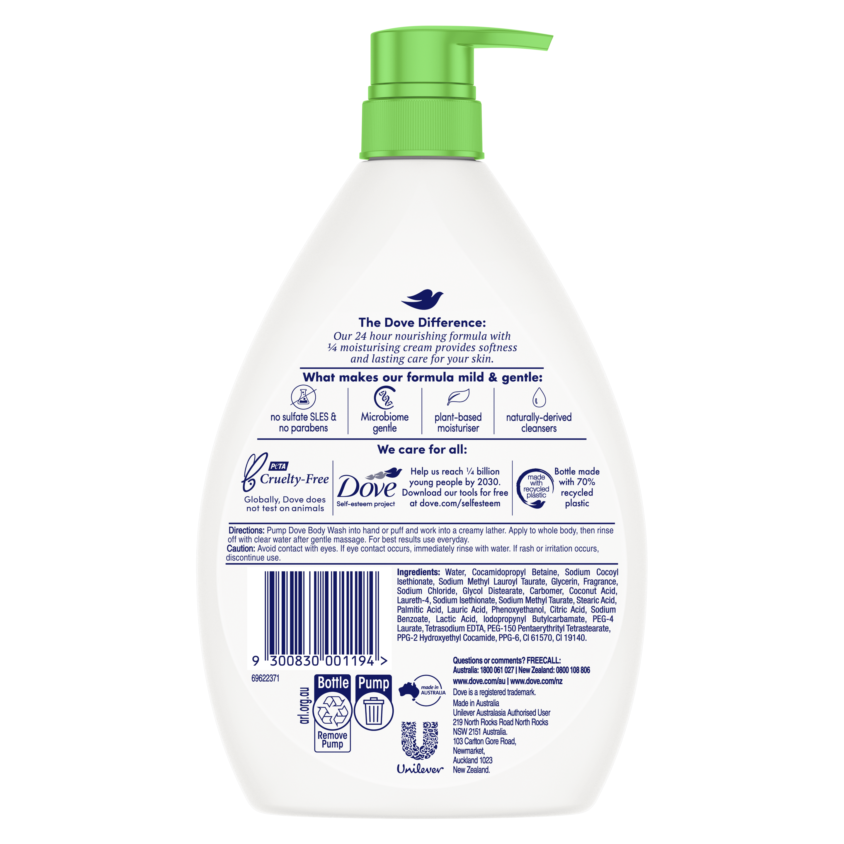 Dove Go Fresh Fresh Touch nourishing shower gel