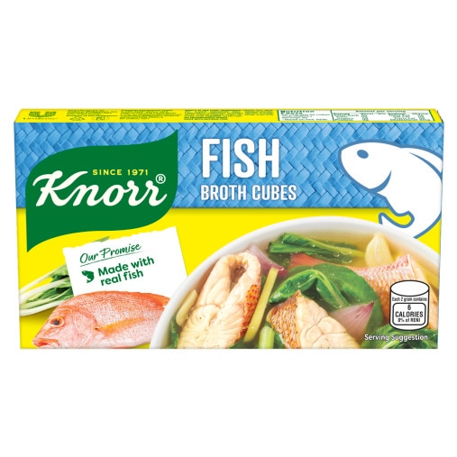A pack of Knorr Fish Cubes