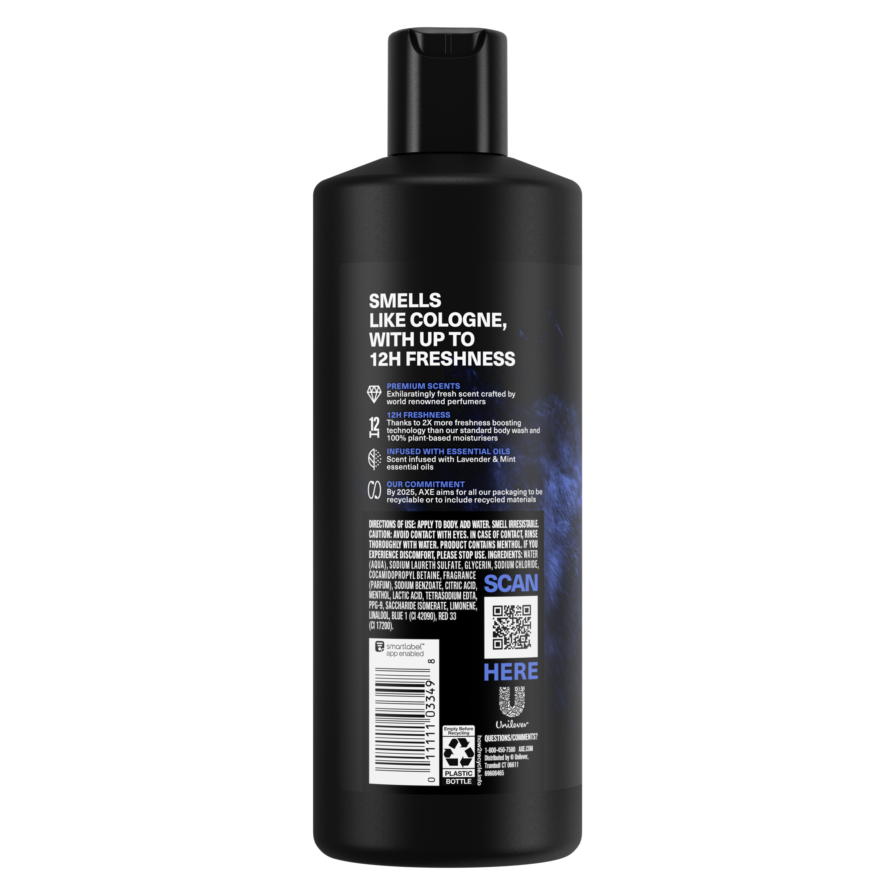 Blue Lavender Premium Body Wash Axe