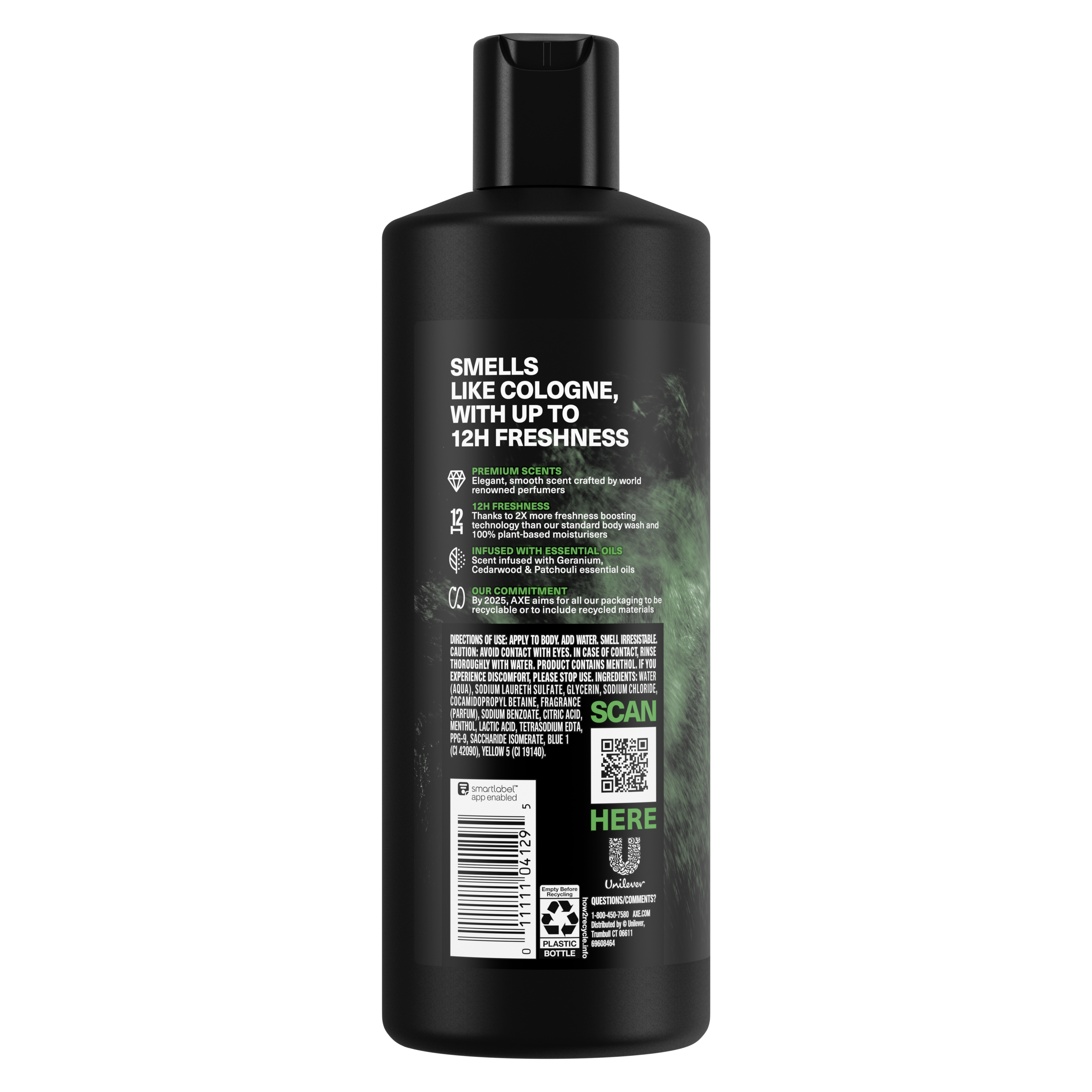 Green Geranium Premium Body Wash Axe