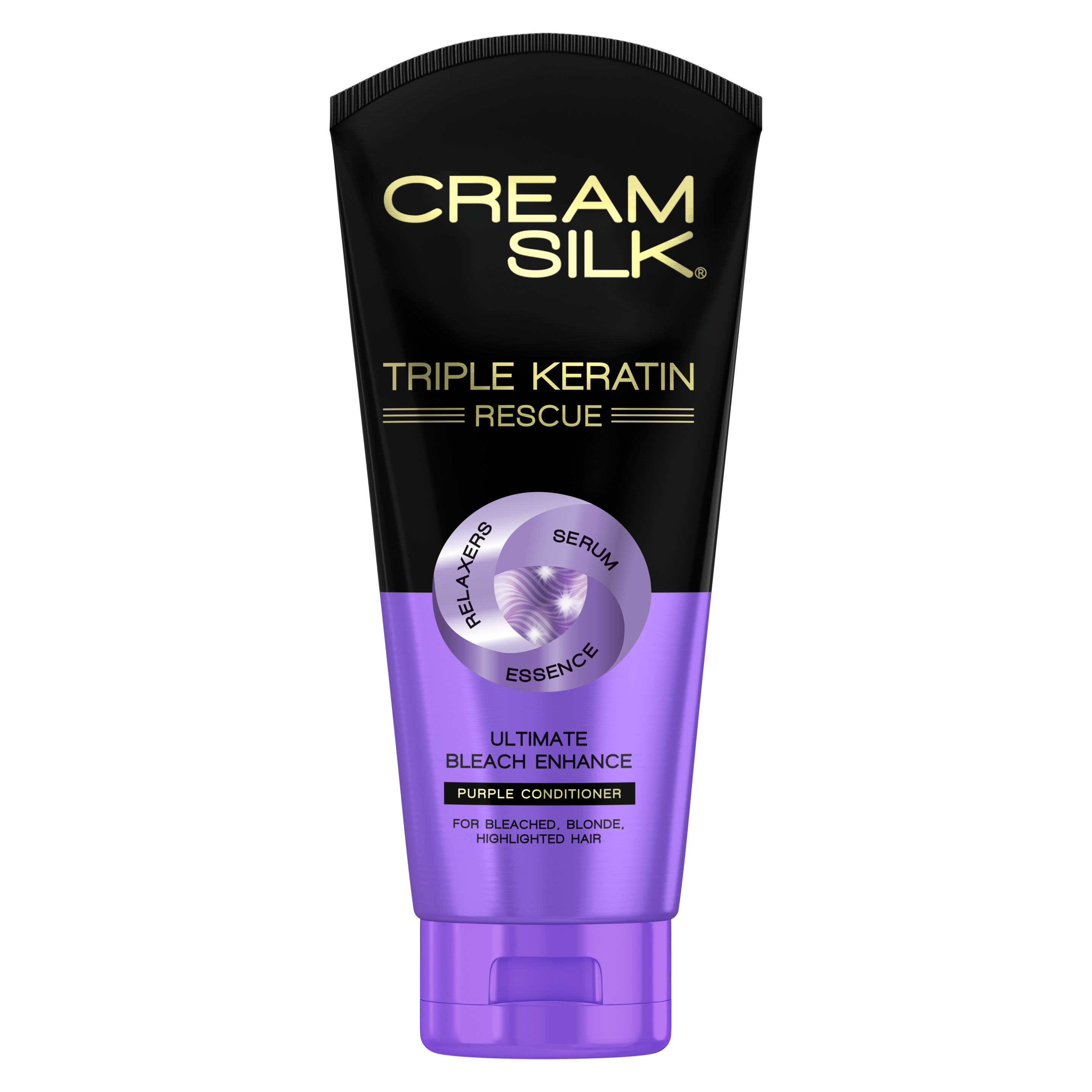 Cream Silk Triple Keratin Serum Conditioner Ultimate Bleach Enhance