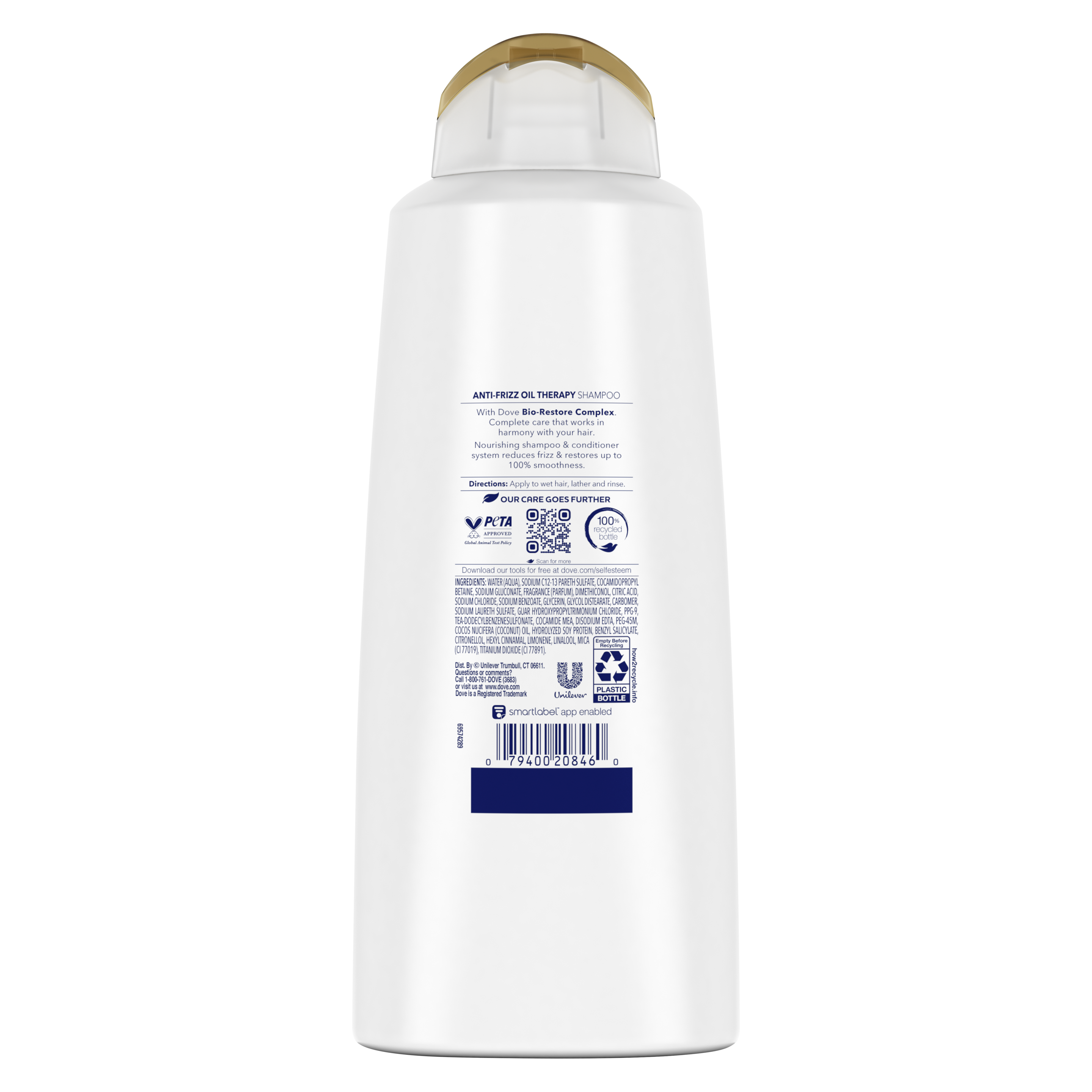 Dove Damage Therapy Anti-Frizz & Smooth Shampoo