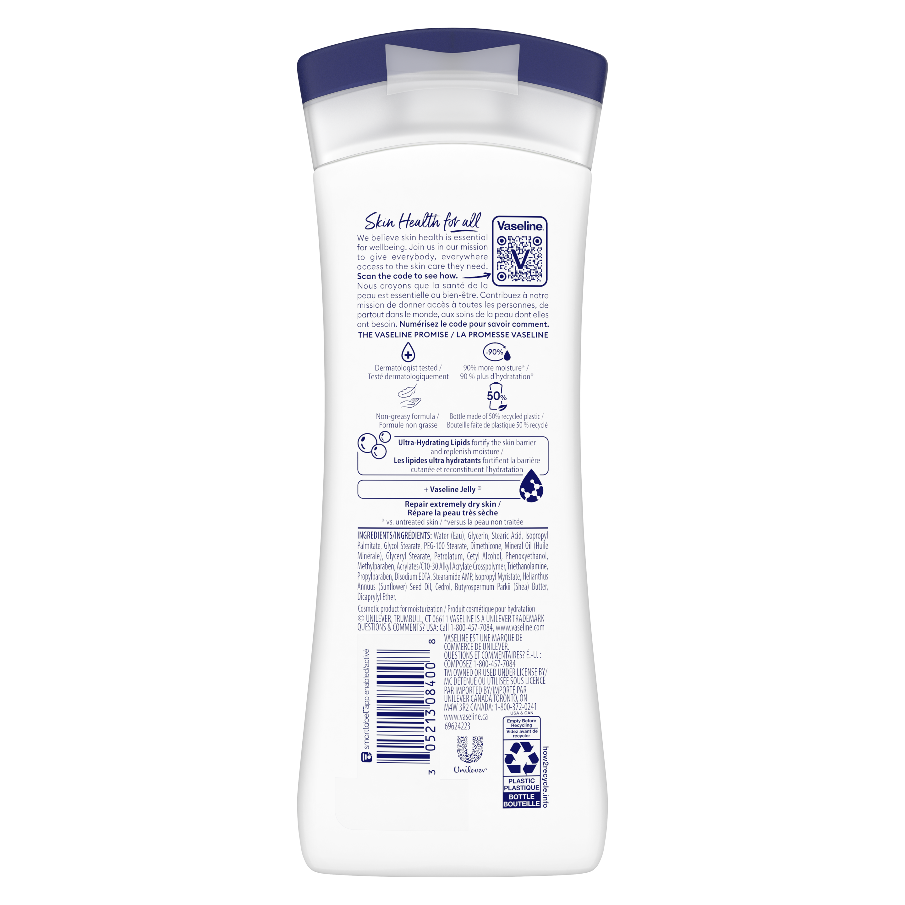 Lotion Vaseline® Intensive Care® Advanced Repair Inodore