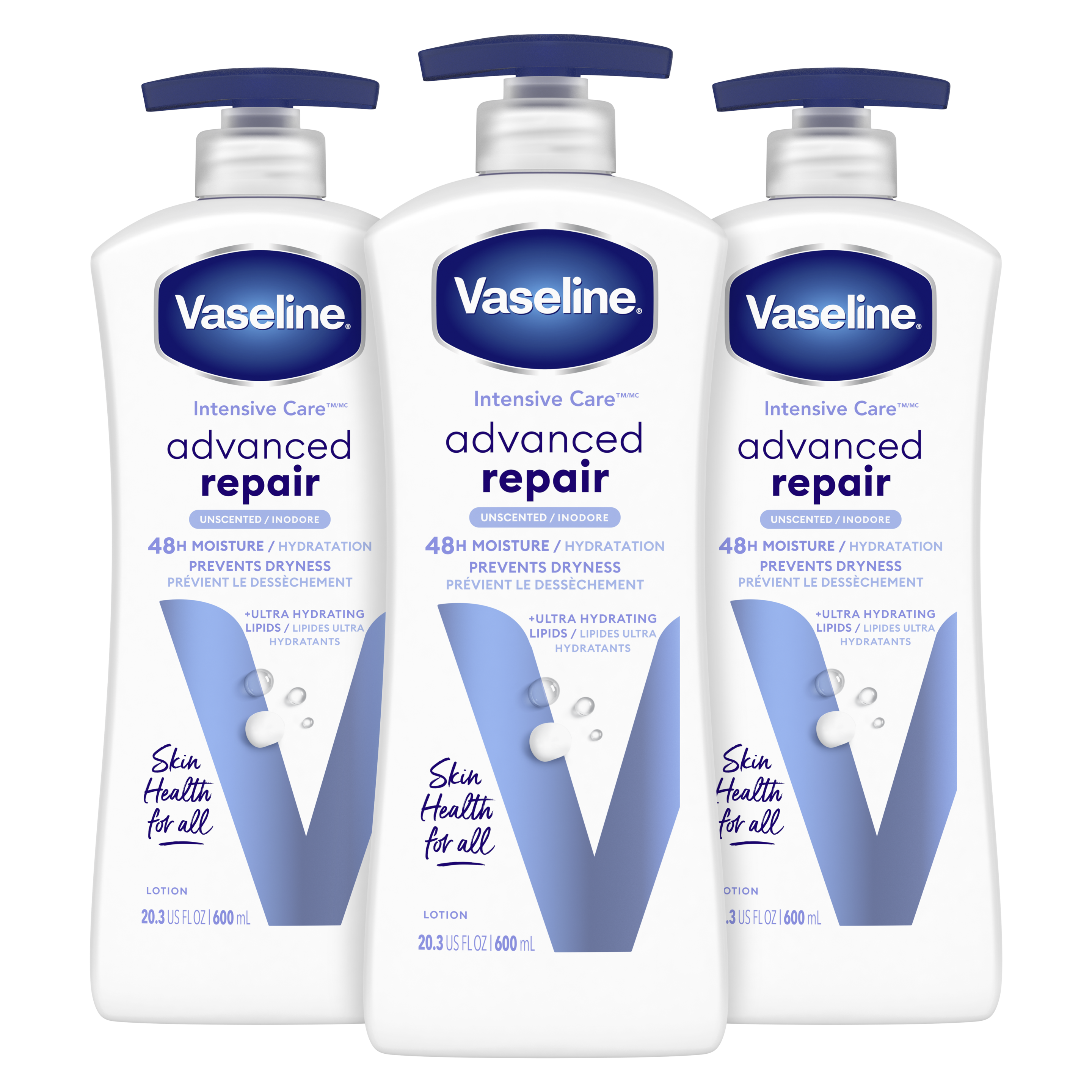 Vaseline® Intensive Care™ Advanced Repair Unscented Lotion  front of pack