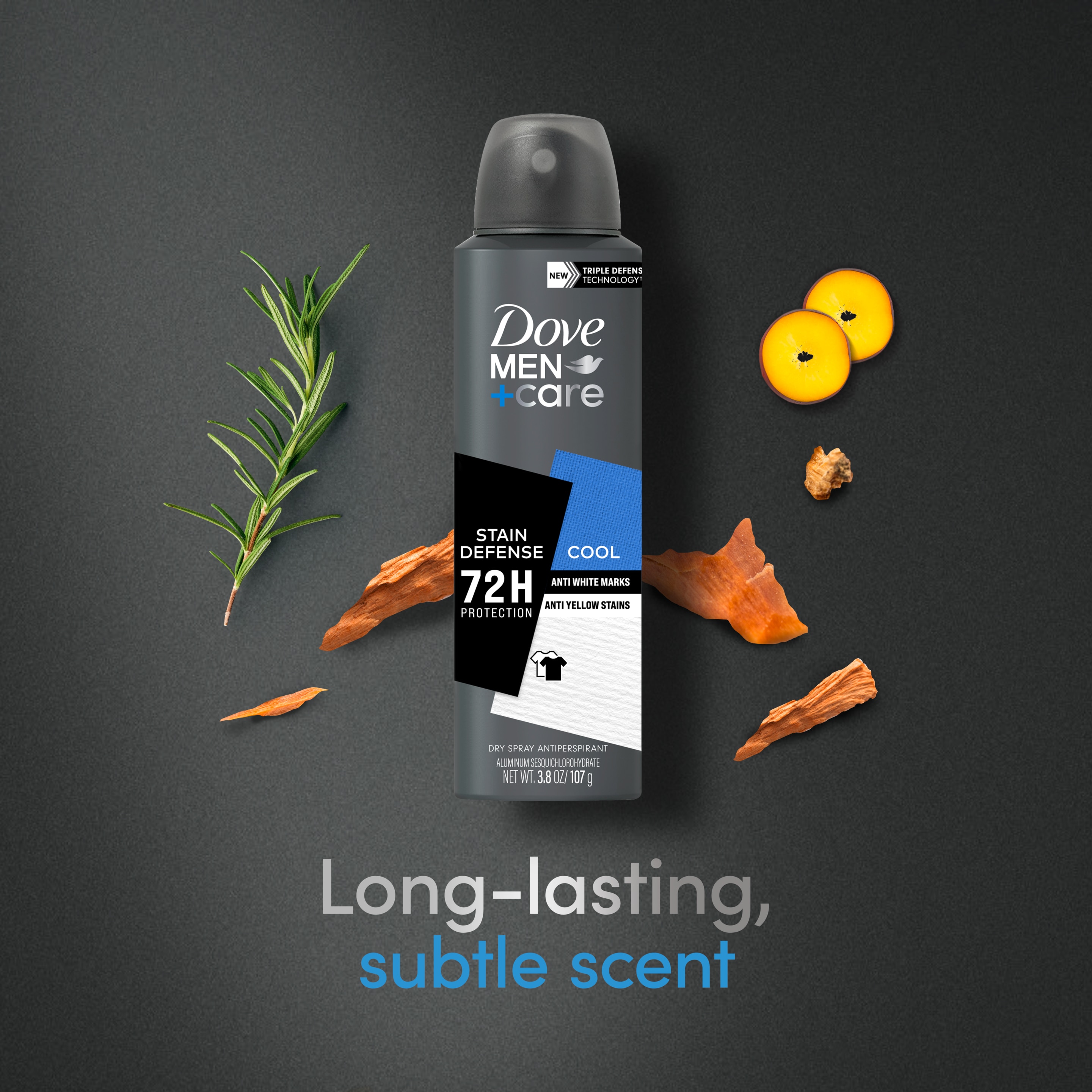 Men+Care Stain Defense Cool Dry Spray Antiperspirant
