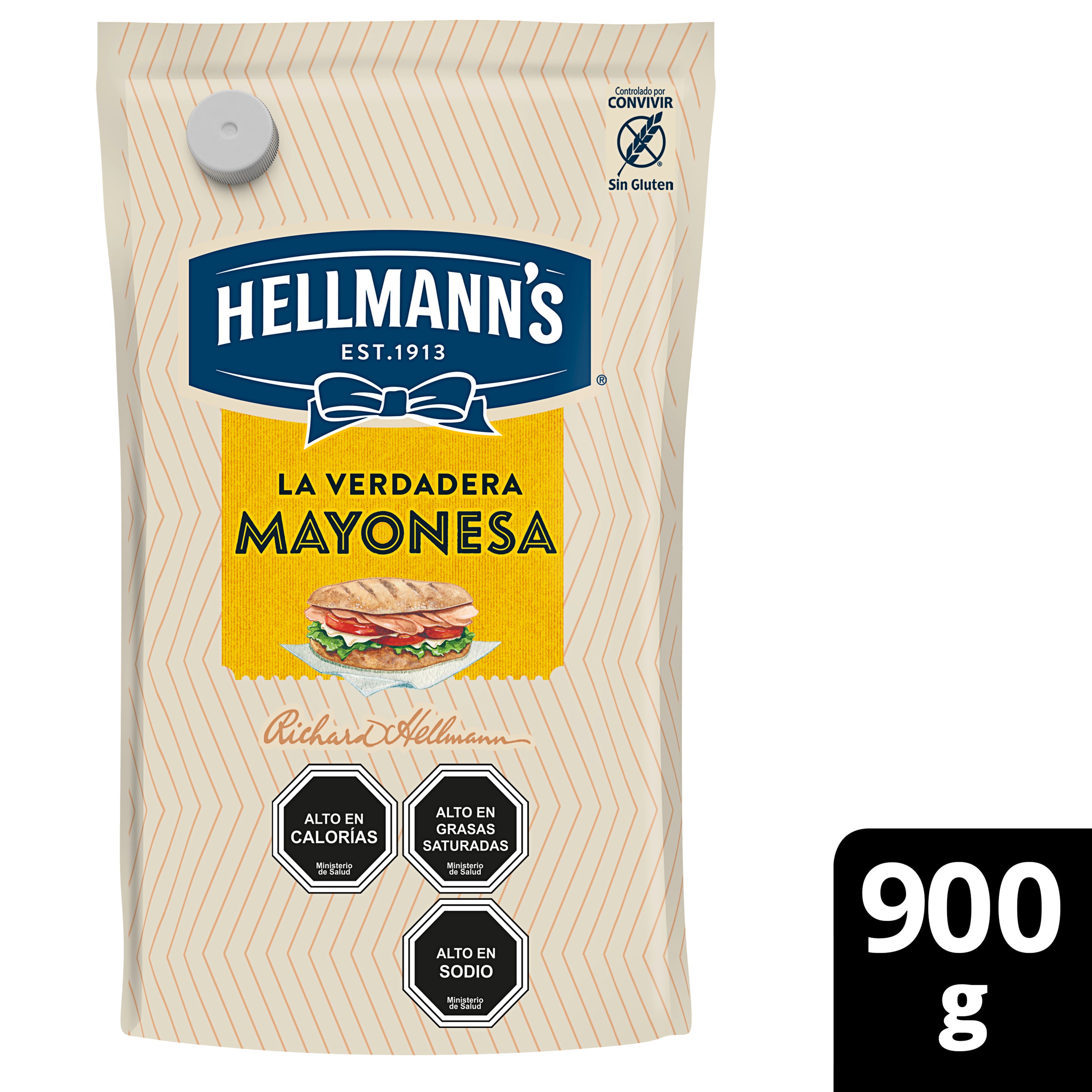 Imagen de envase de Mayonesa Hellmann's Regular
