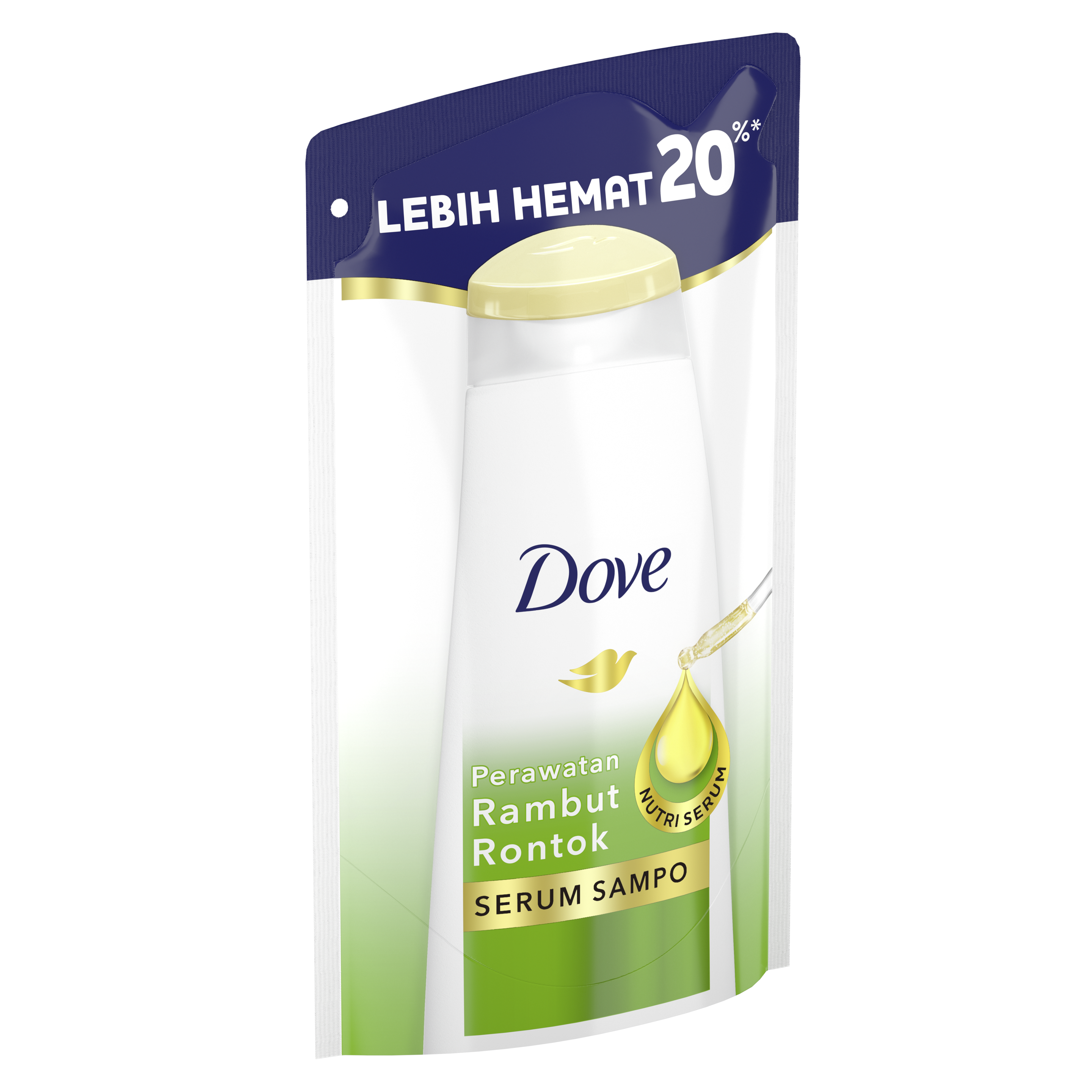 DOVE Shampoo Perawatan Rontok PCH 12X900ML