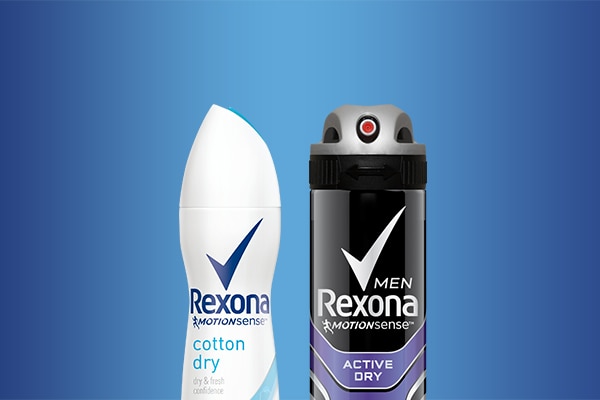 Rexona Erkekler ve Kadınlar için Invisible Black and White Antiperspirant Deodorant