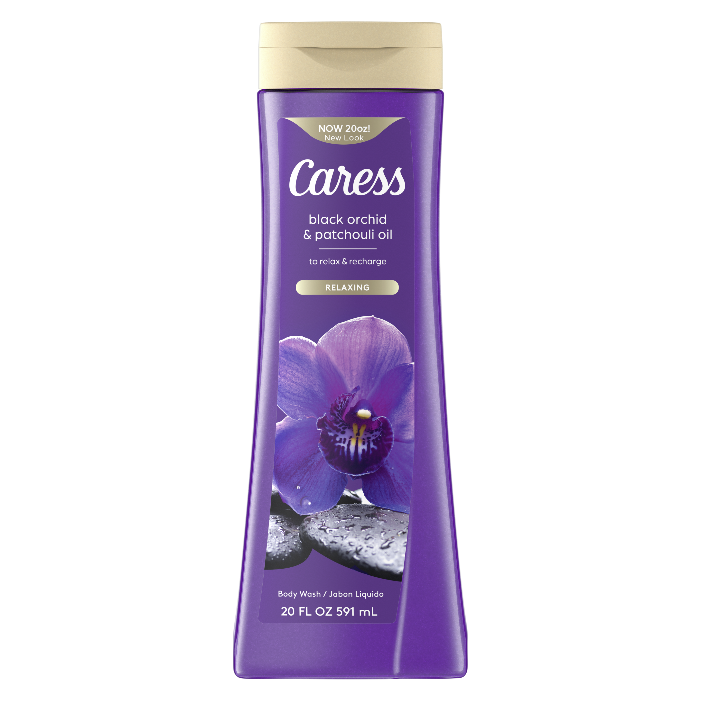 Caress Body Wash, Daily Silk 25.4 oz with Pump (Pack of 4