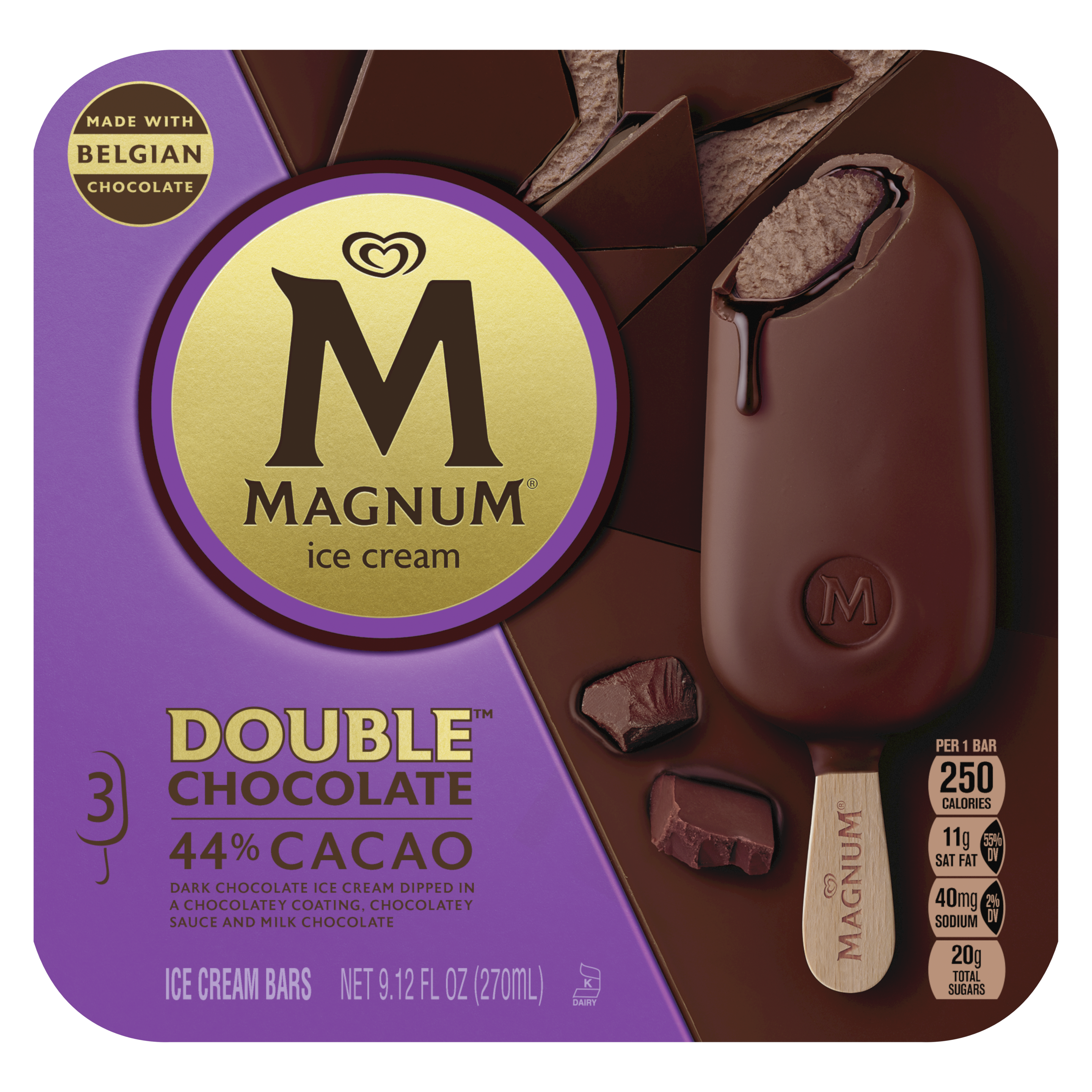 Double Chocolate Ice Cream Bar packshot