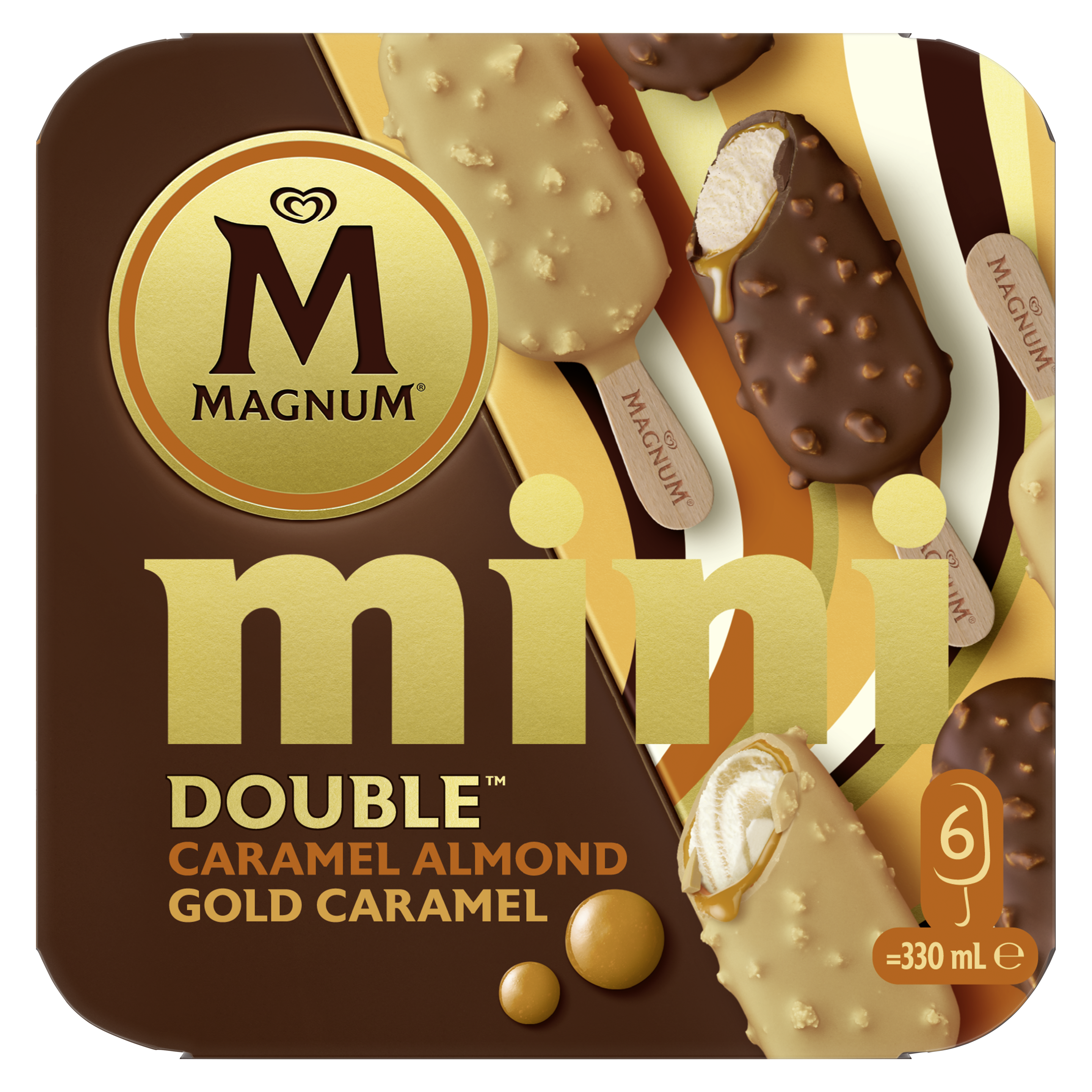 Magnum Minis Double Caramel Multipack