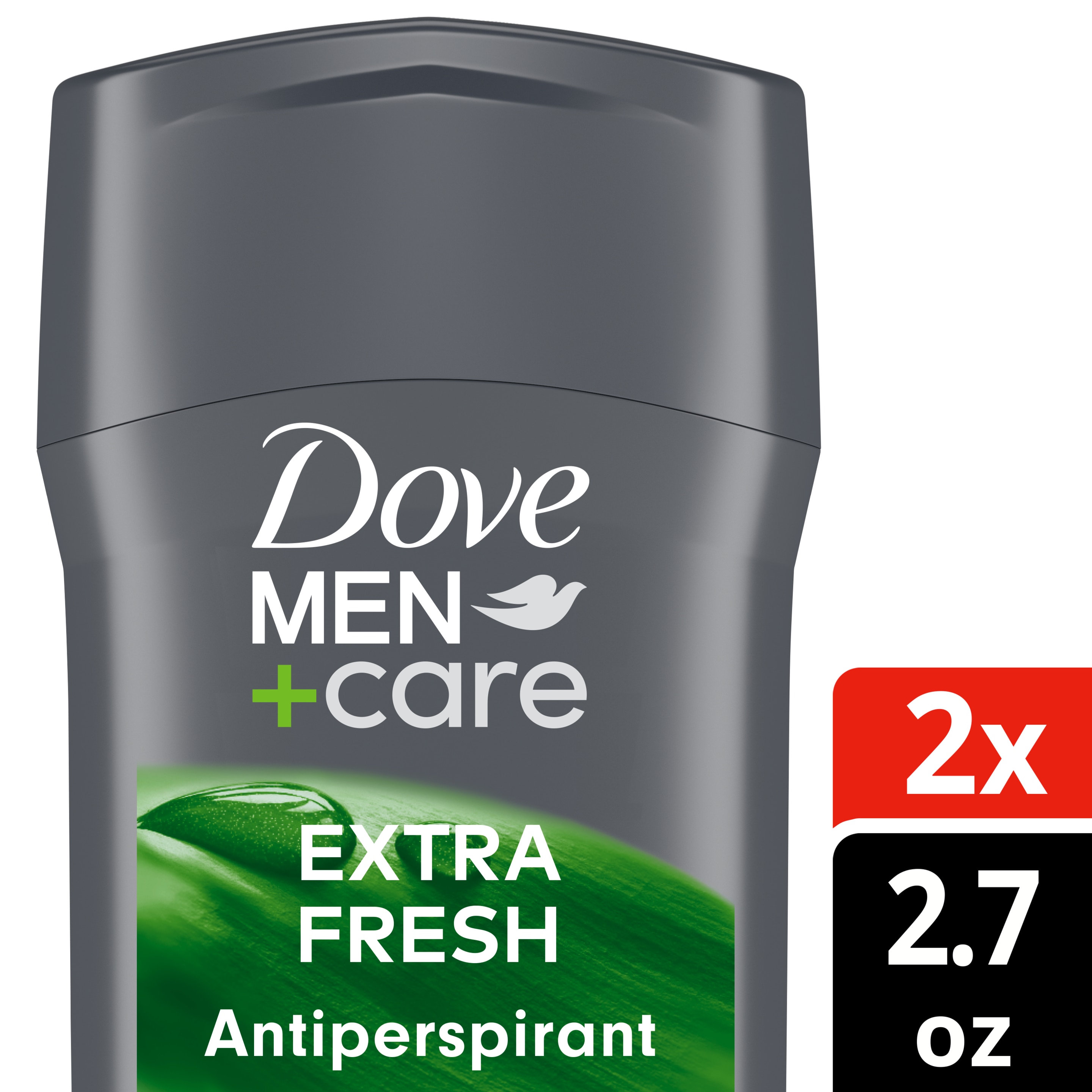 Dove Men+Care Extra Fresh Antiperspirant Stick 2.7 oz 2 Pack