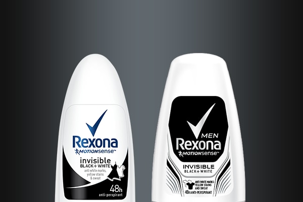 REXONA MEN INVISIBLE: BLACK& WHITE ANTI-TRANSPIRANT- FREE US SHIP!!!! PACK  X 10!