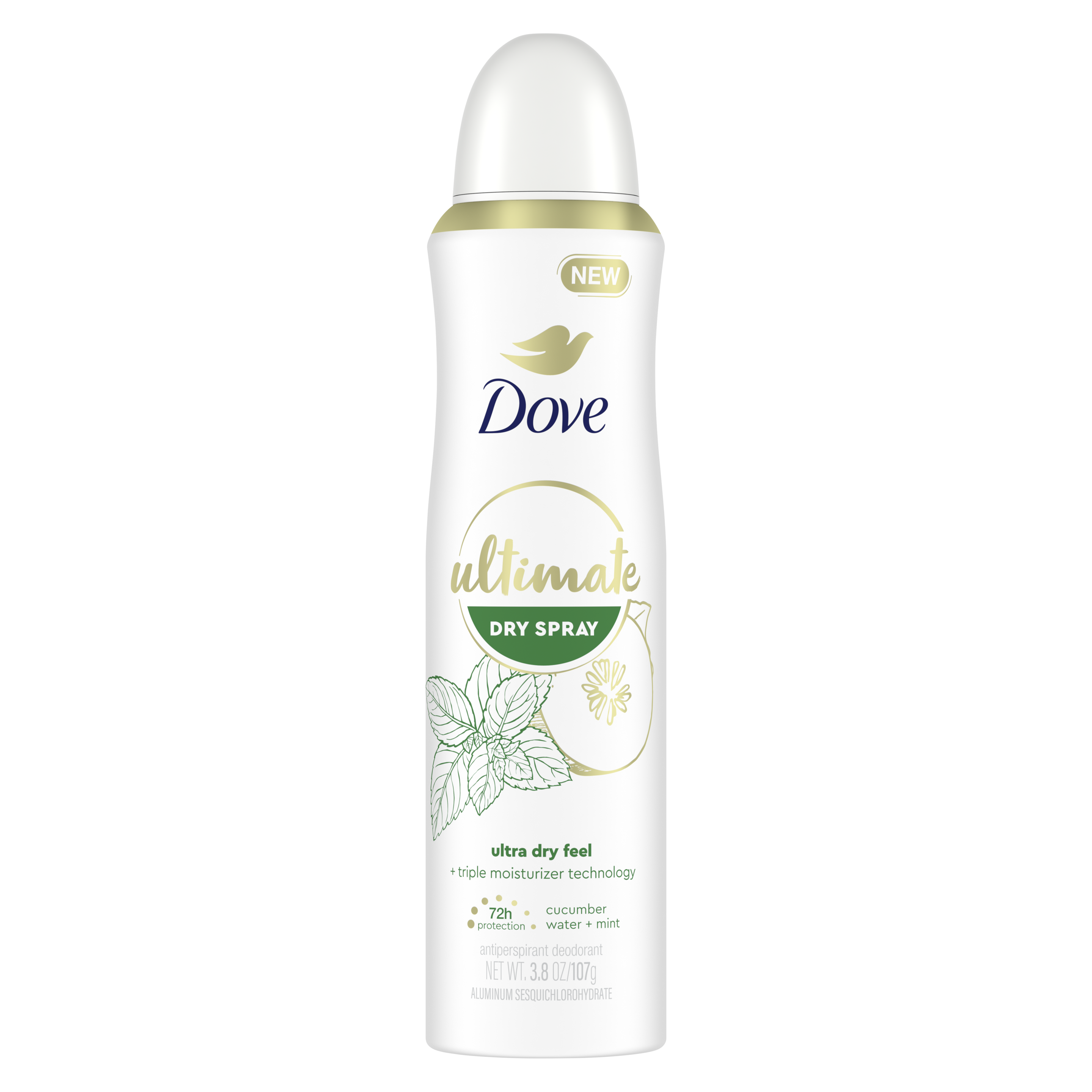 Dove Ultimate APA Cucumber Water & Mint 3.8z