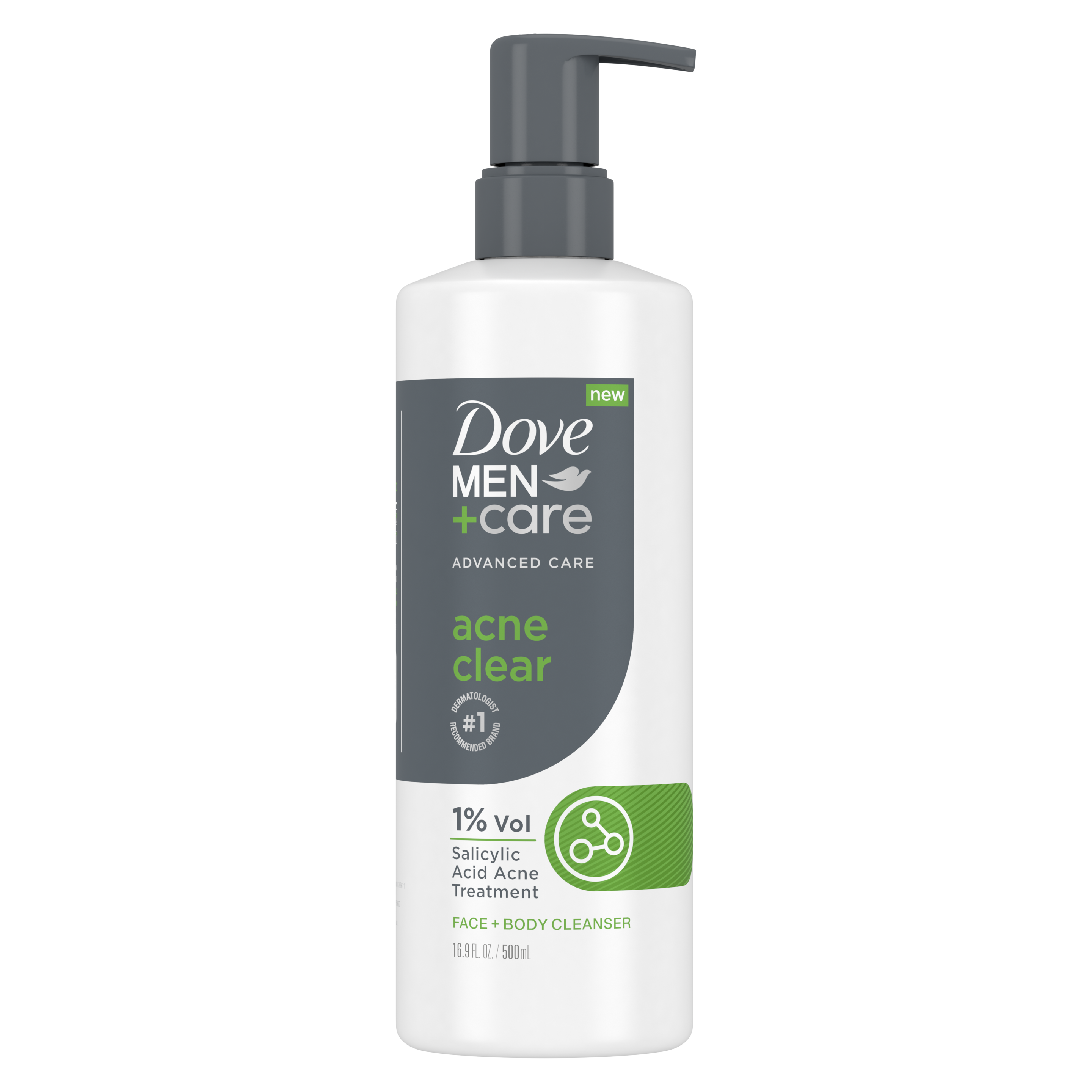 Dove Men+Care Advanced Care Acne Clear Face + Body Wash