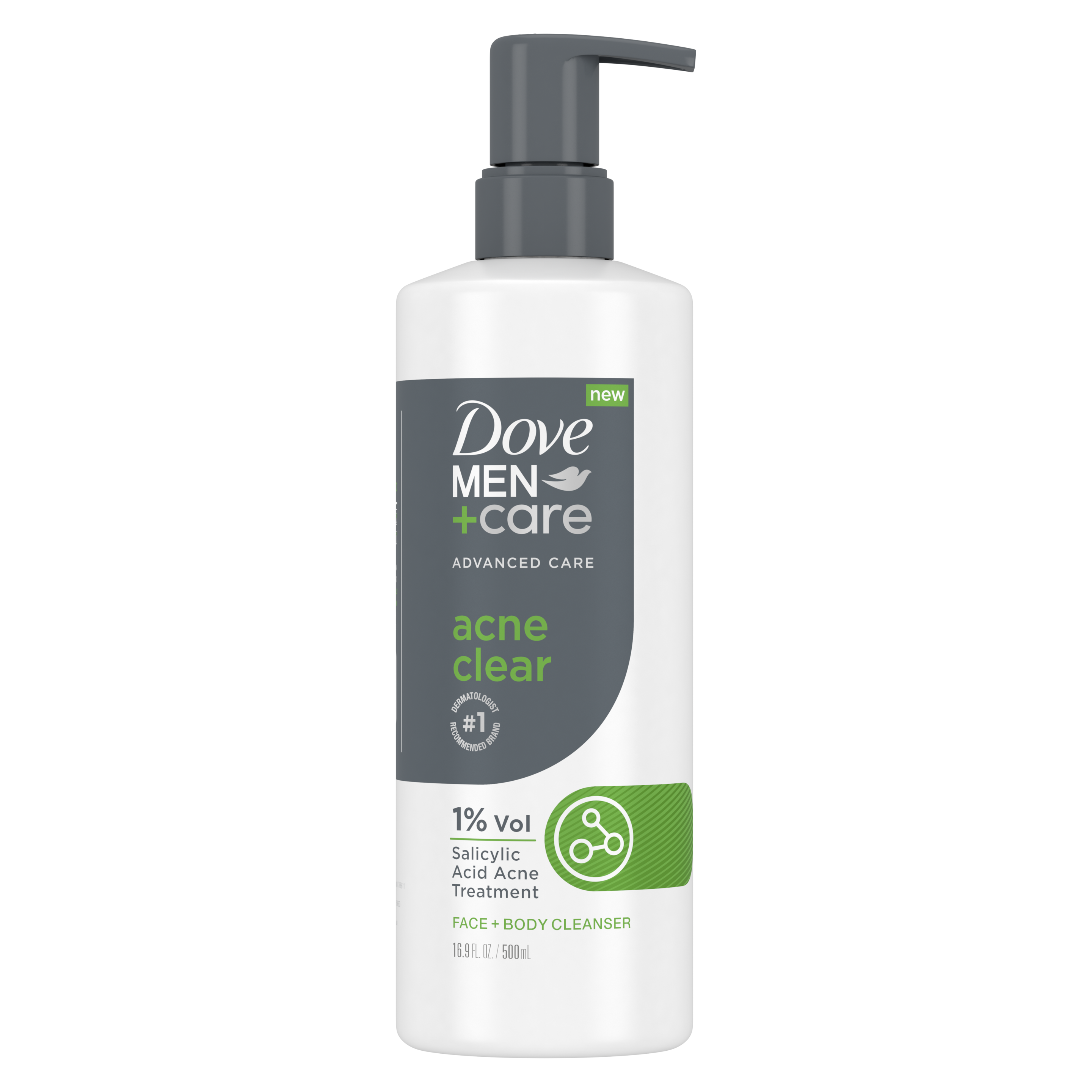 Men+Care Advanced Care Acne Clear Face + Body Wash | Dove