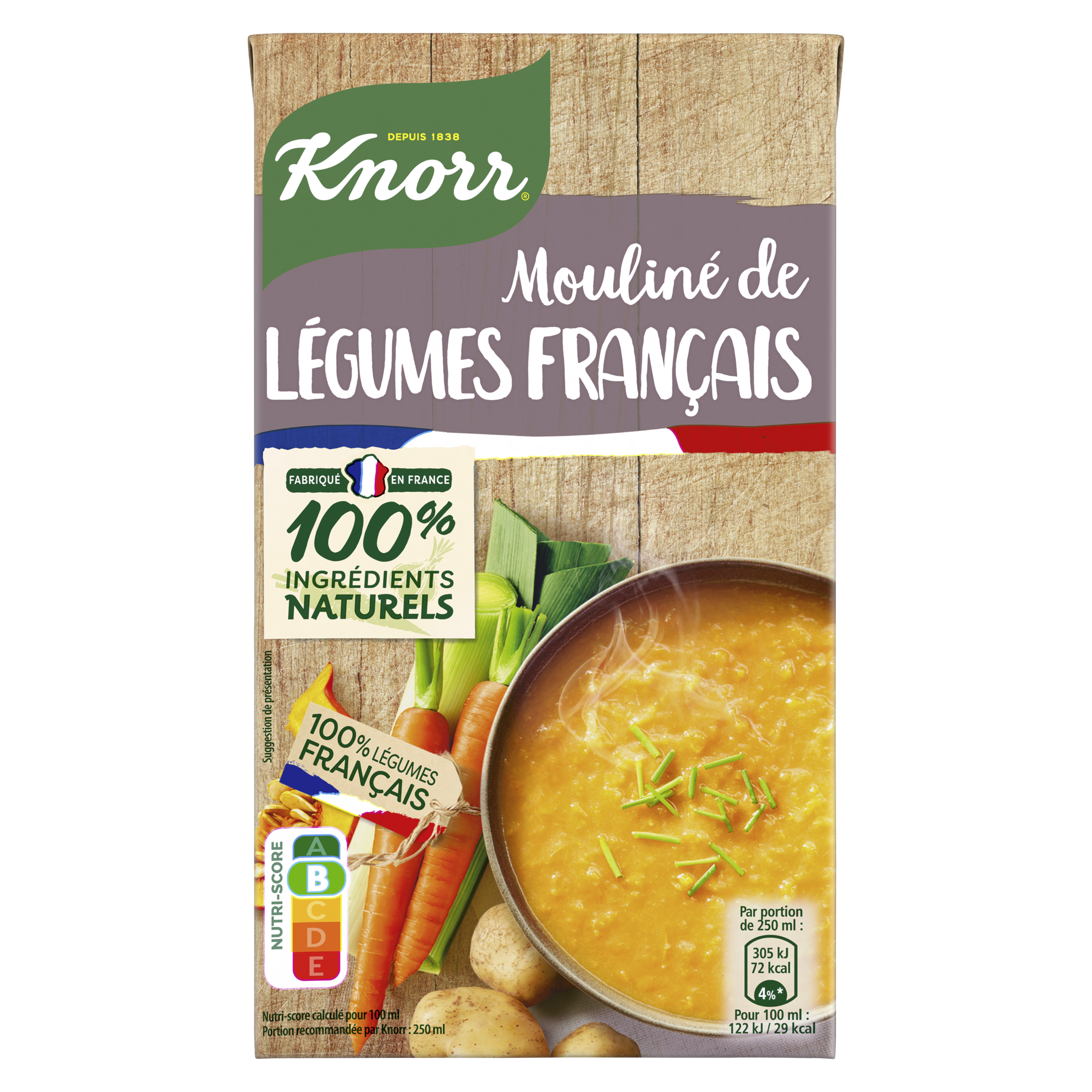 Soupe Mouliné de légumes français